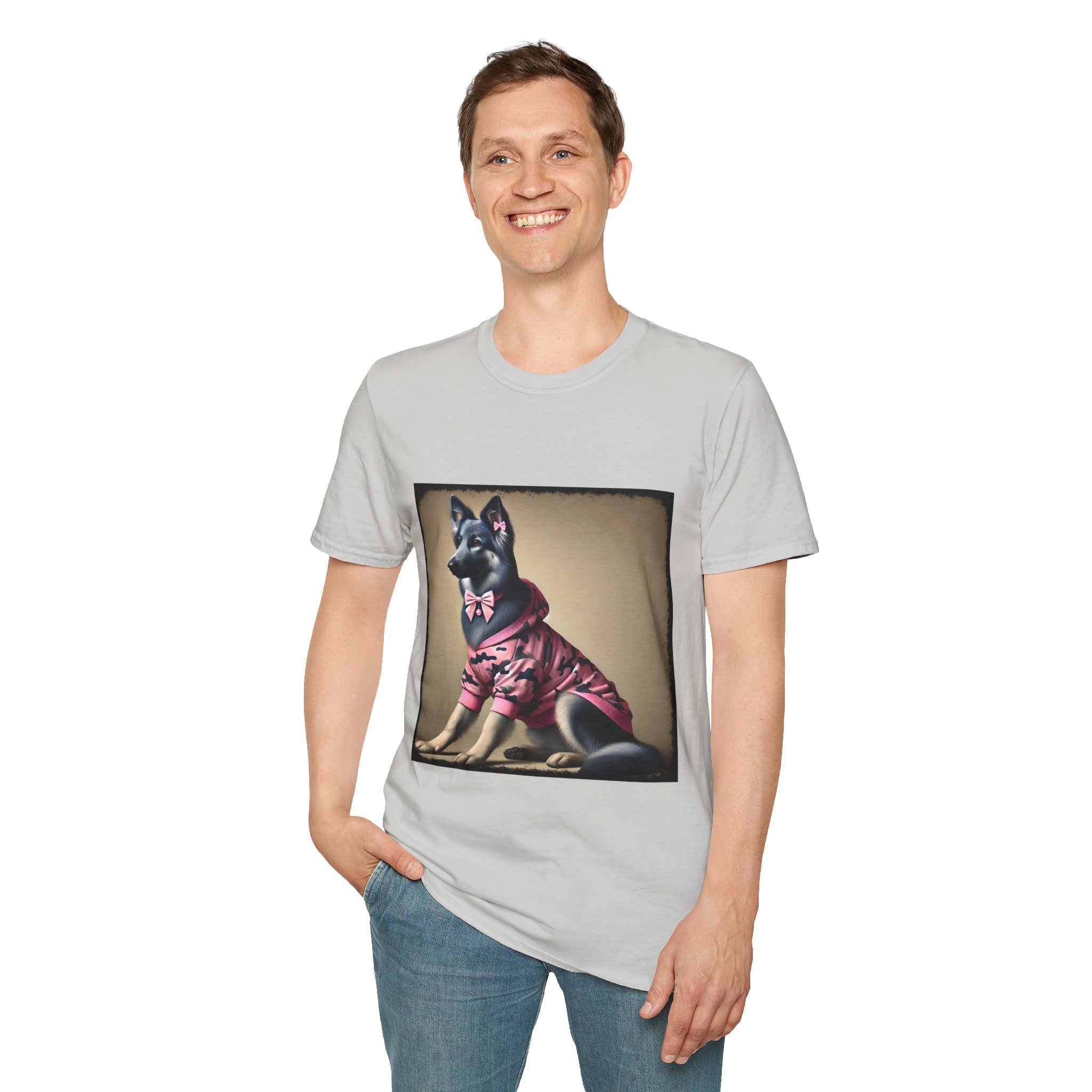 German Shepherd Camo Cutie | Unisex Dog T-Shirt