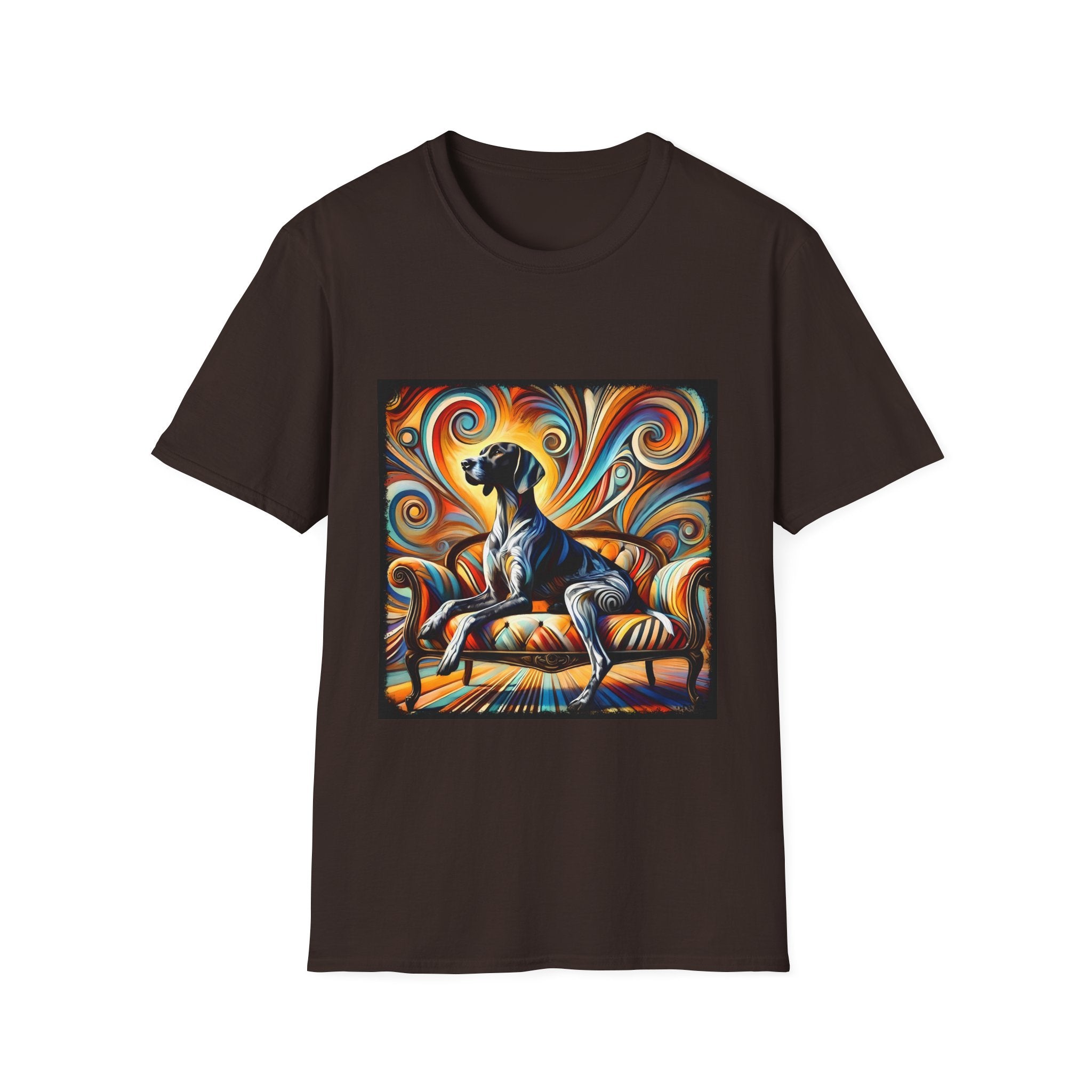 German Shorthaired Pointer Sun Swirl | Unisex Dog T-Shirt