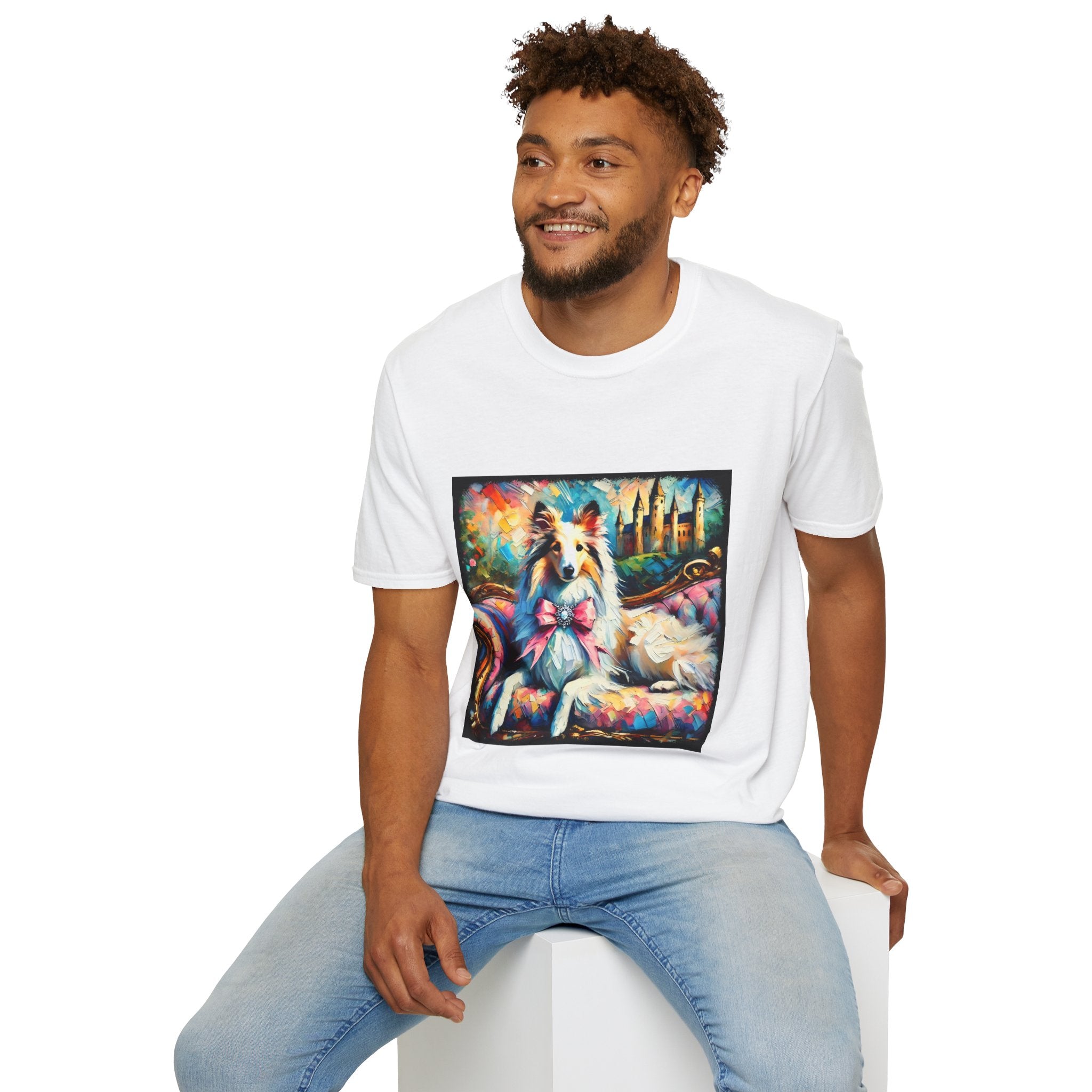 Collie Diamond Princess Classic | Unisex Dog T-Shirt