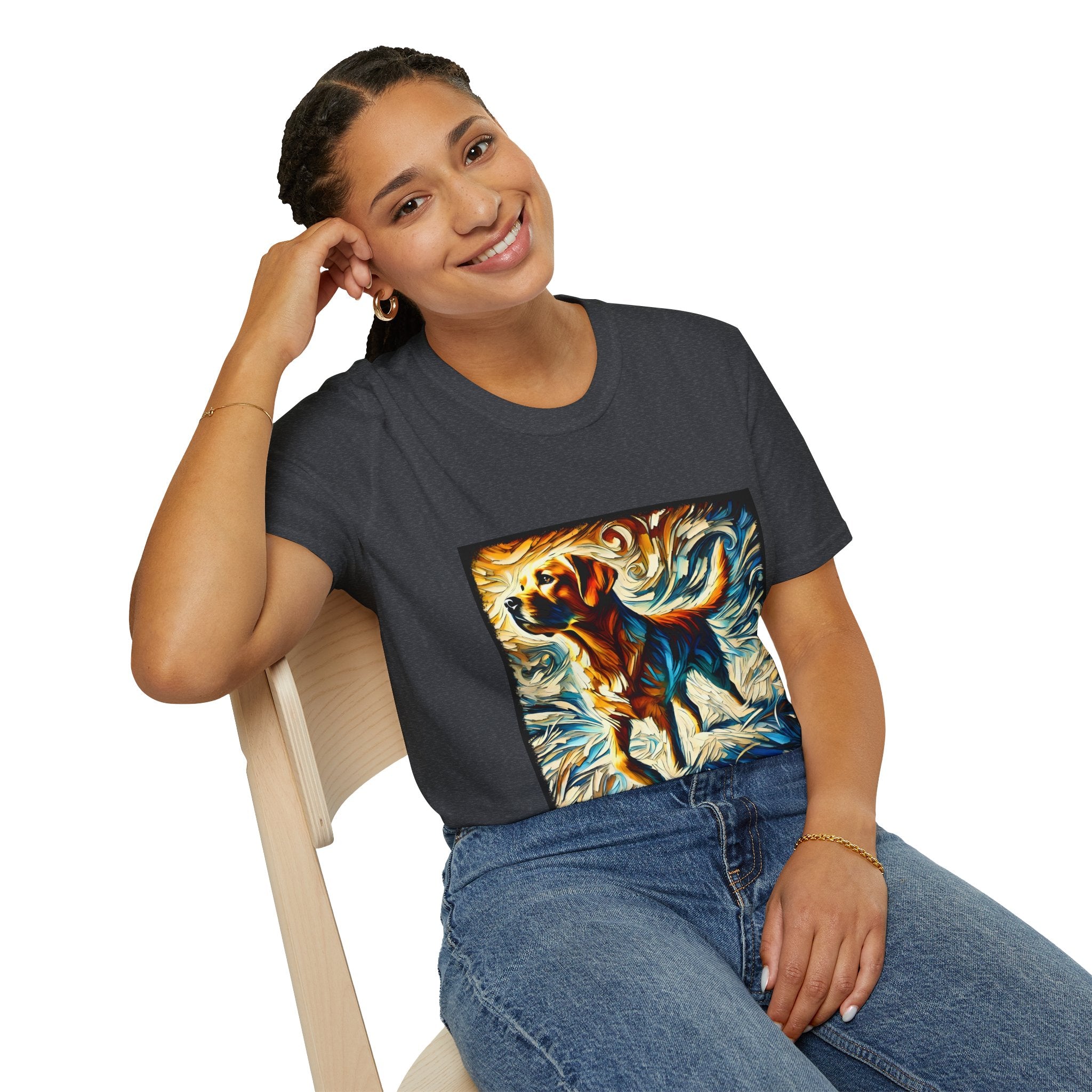 Labrador Retriever Sun Swirl | Unisex Dog T-Shirt