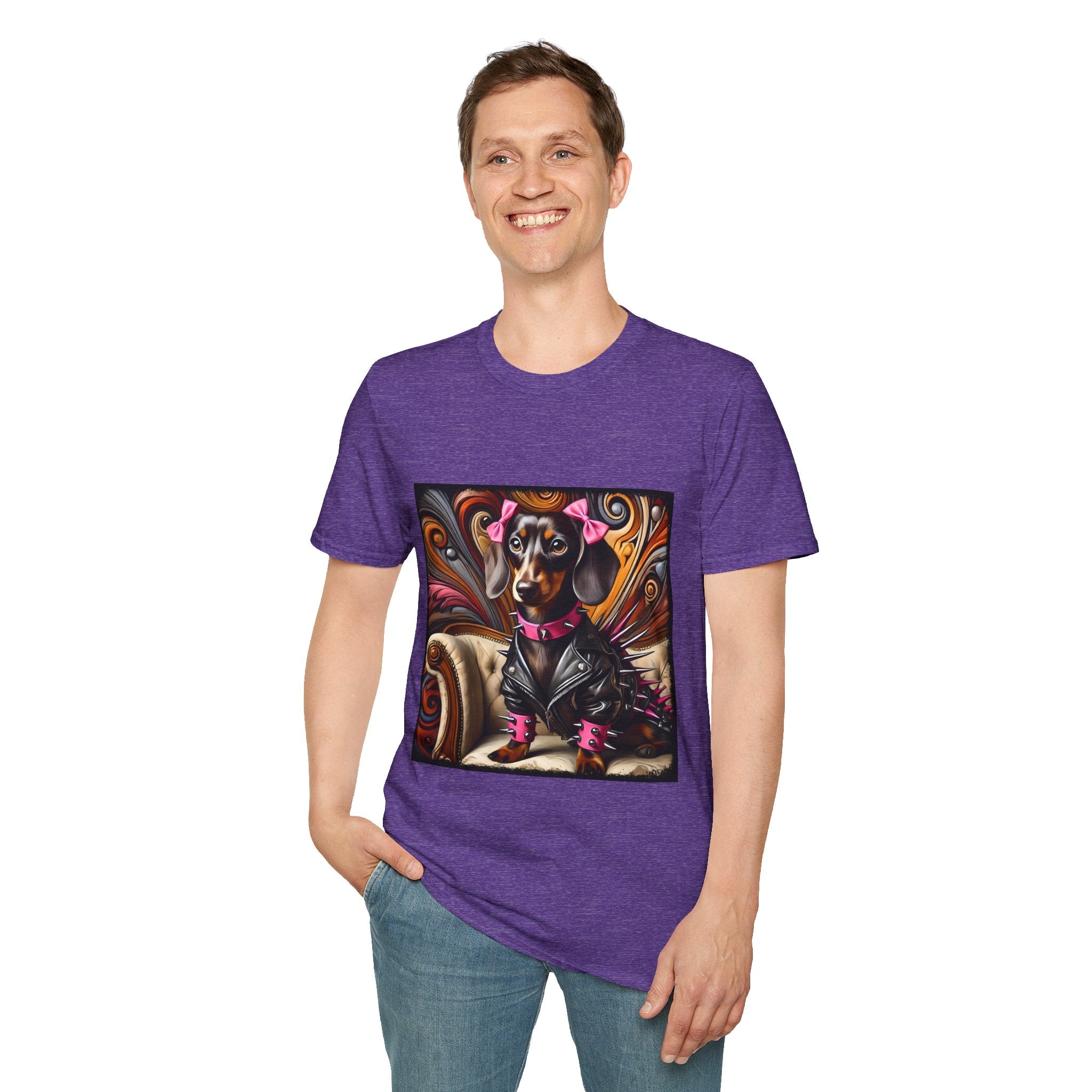 Dachshund Edgy Rocker | Unisex Dog T-Shirt