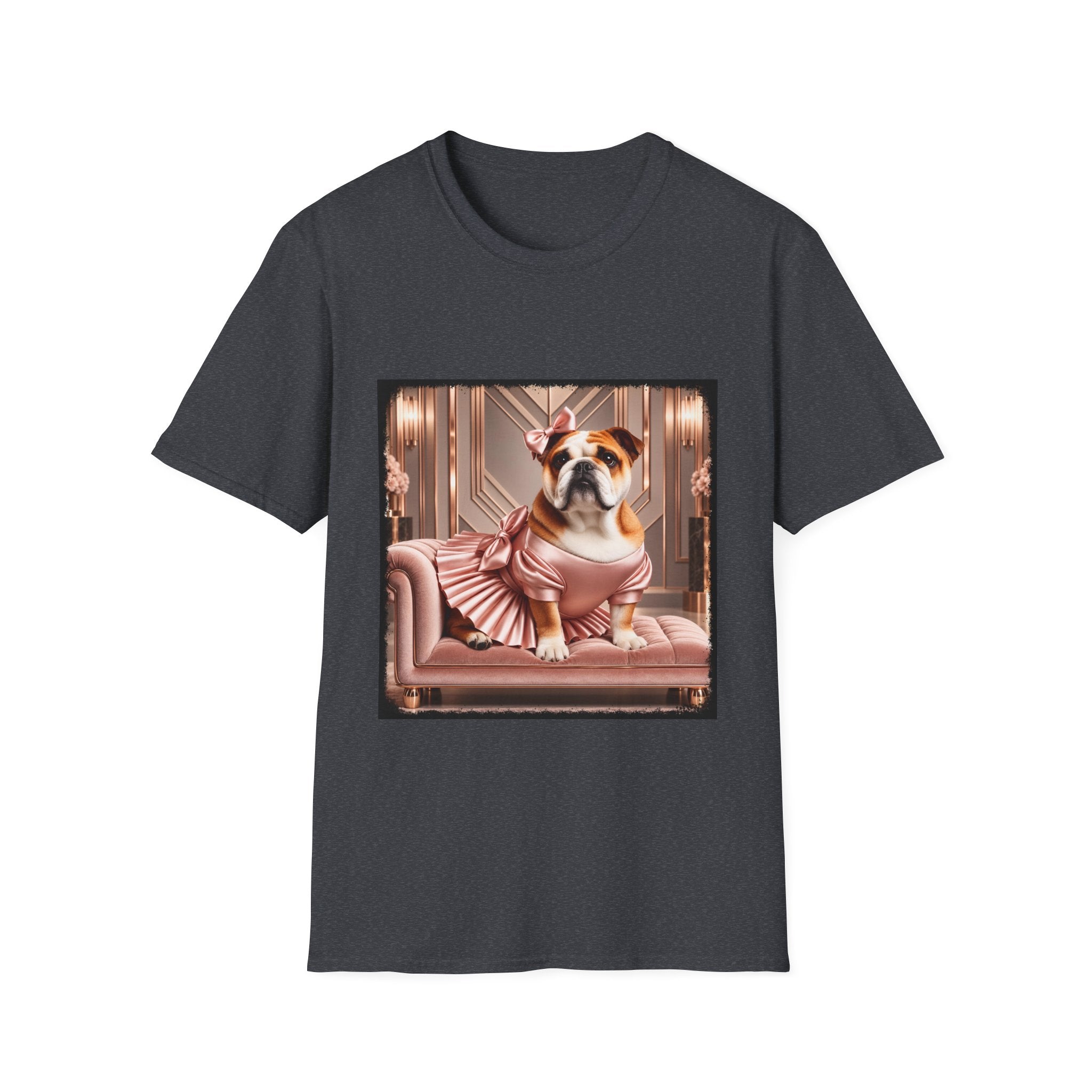 Bulldog Shirt | Iconic Peach Dog Lover Tee