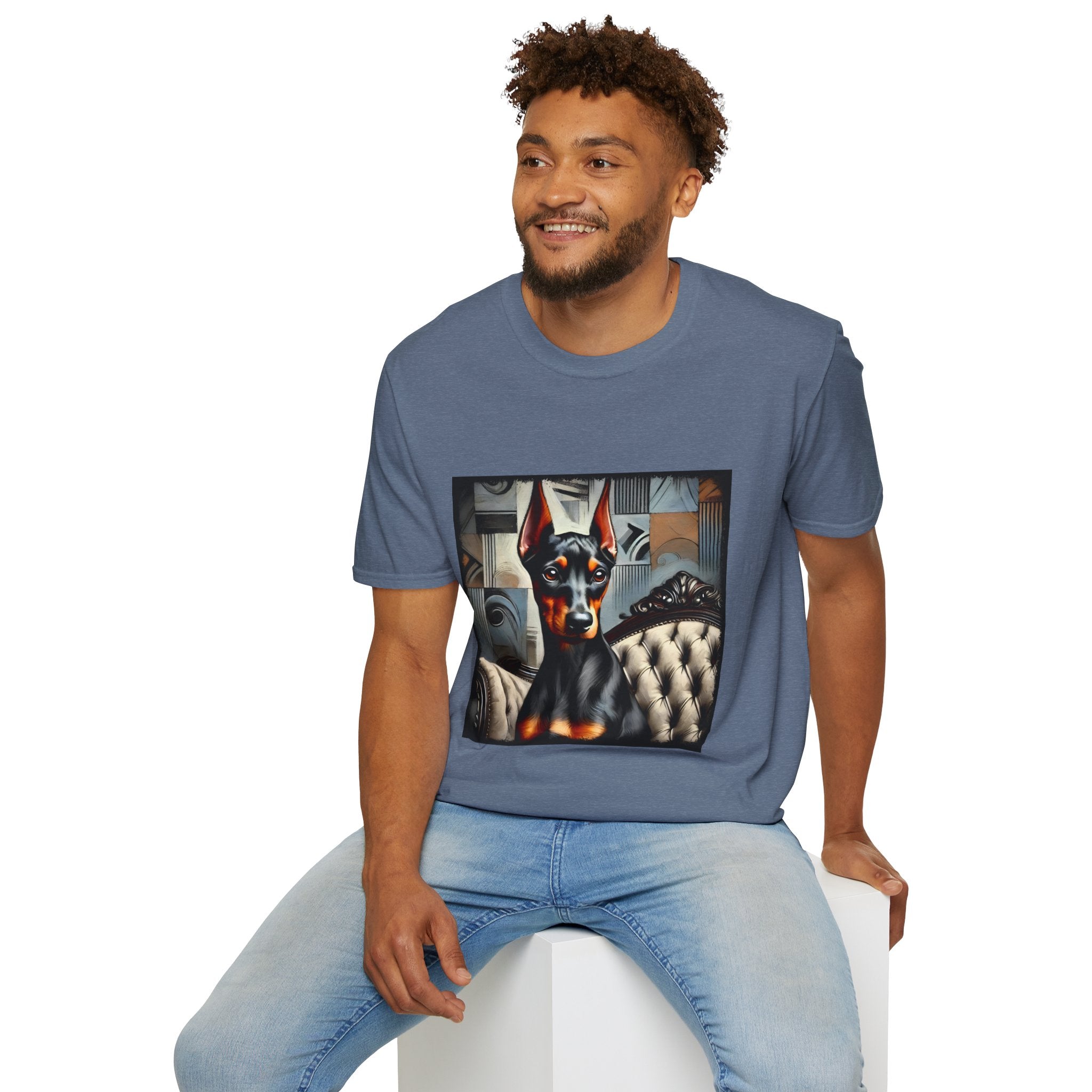 Doberman Pinscher Mini Muse | Unisex Dog T-Shirt