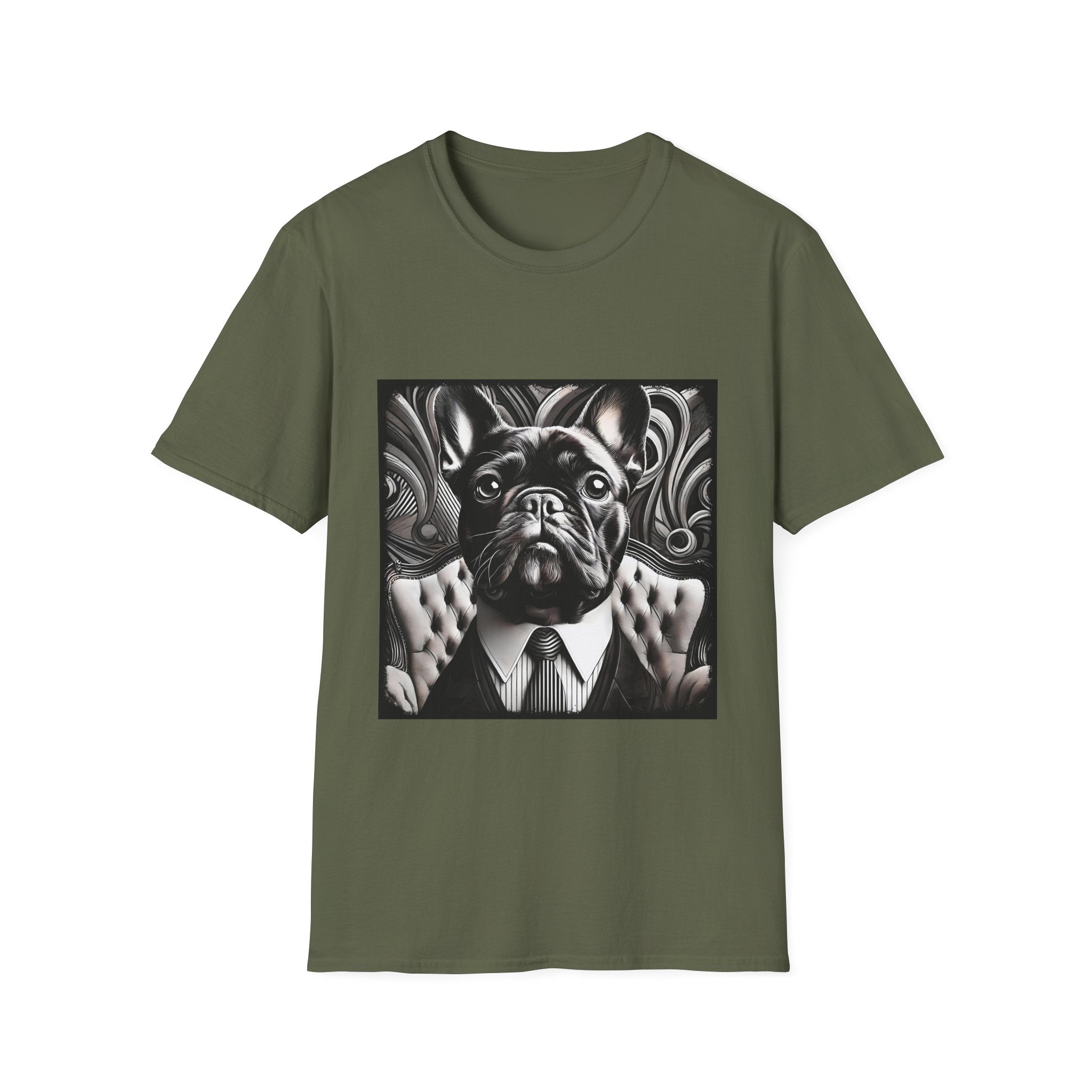 French Bulldog Shirt | B&W Gentleman Dog Lover Tee