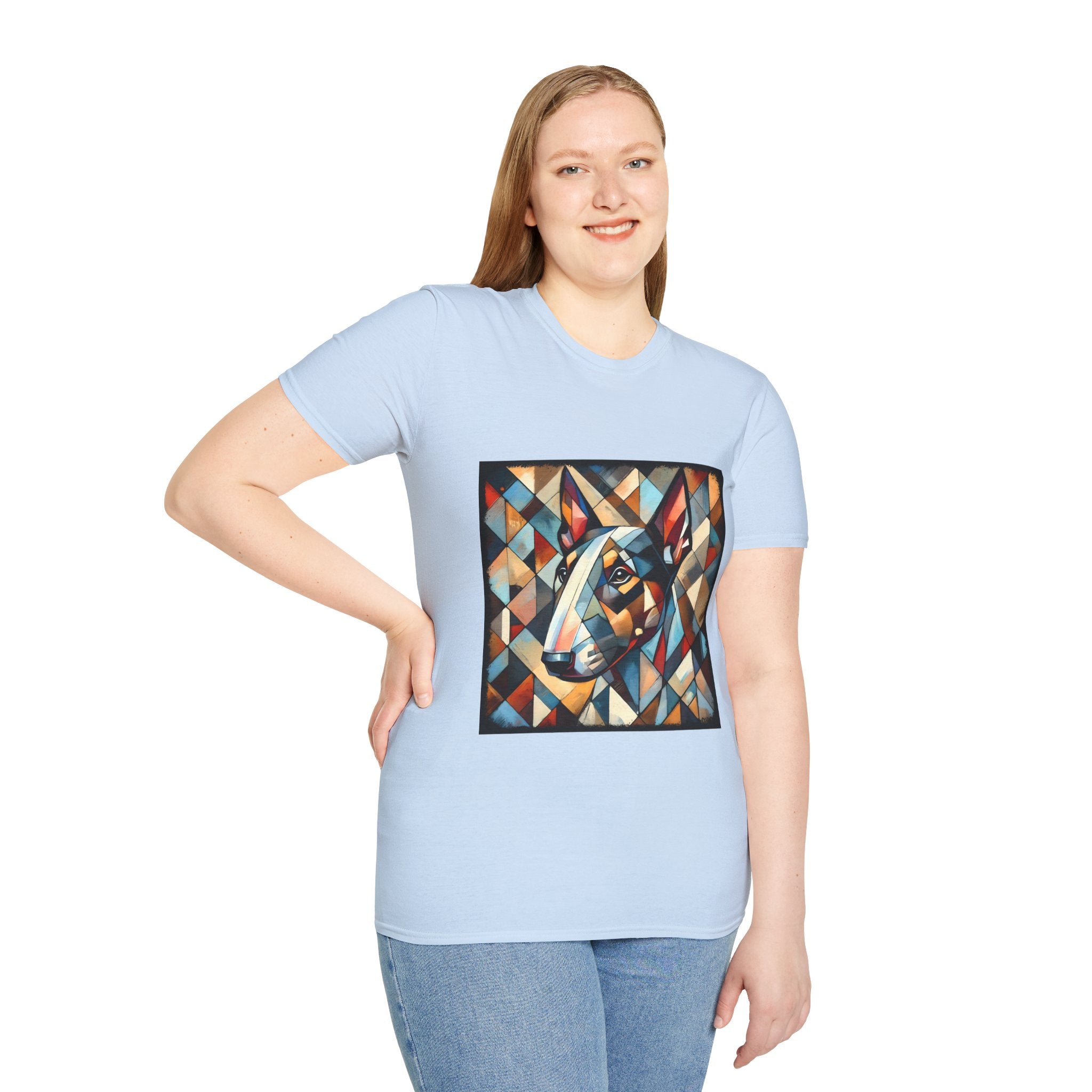 Bull Terrier Warm Geometric | Unisex Dog T-Shirt