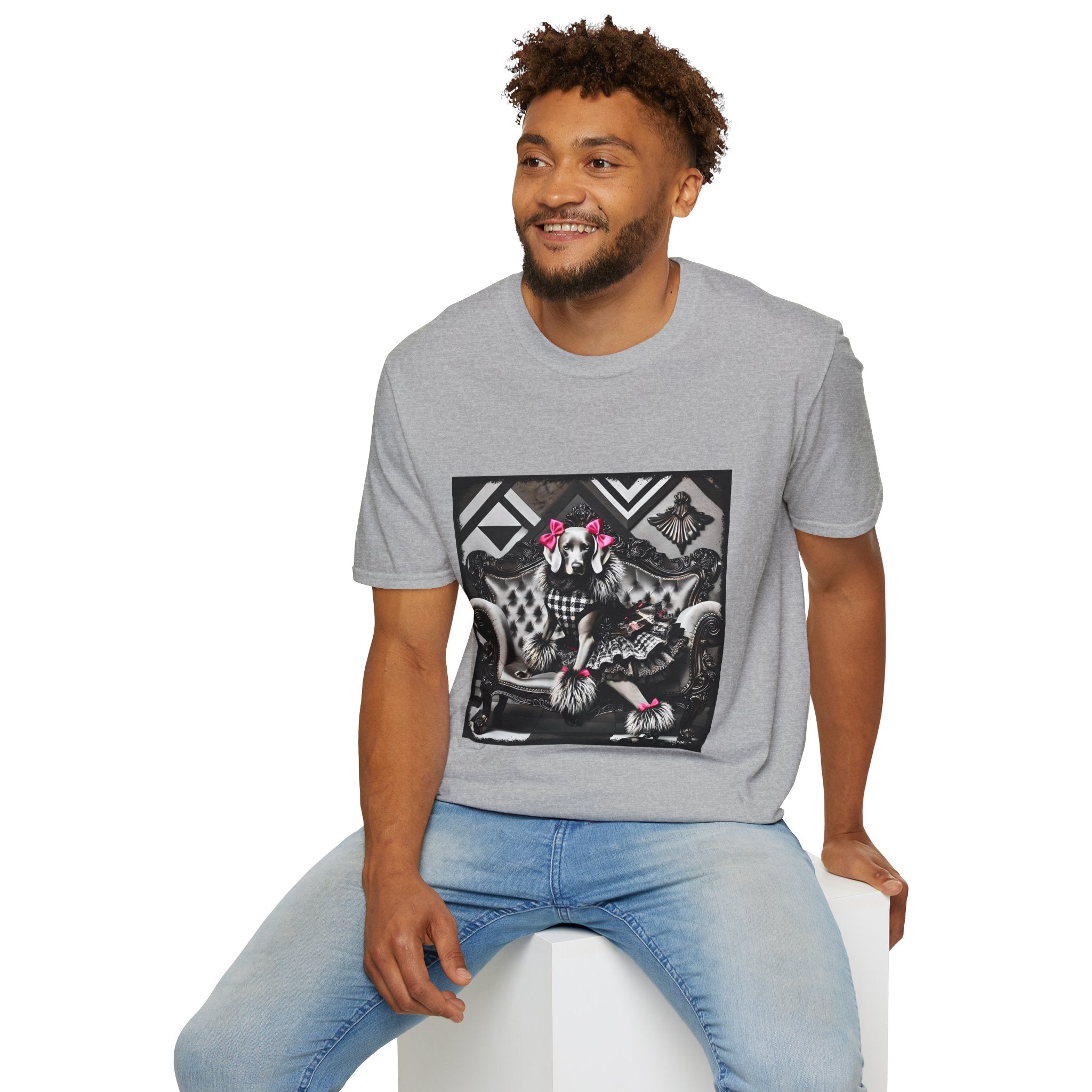 Weimaraner Bold Rebel | Unisex Dog T-Shirt