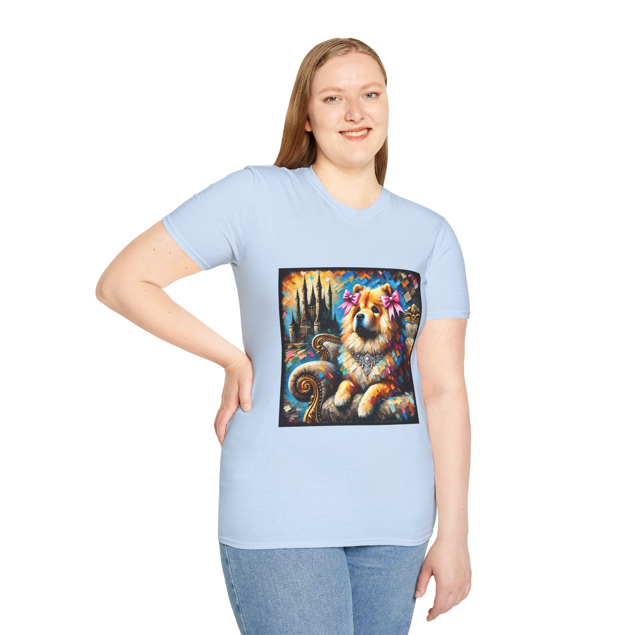 Chow Chow Diamond Princess Classic | Unisex Dog T-Shirt