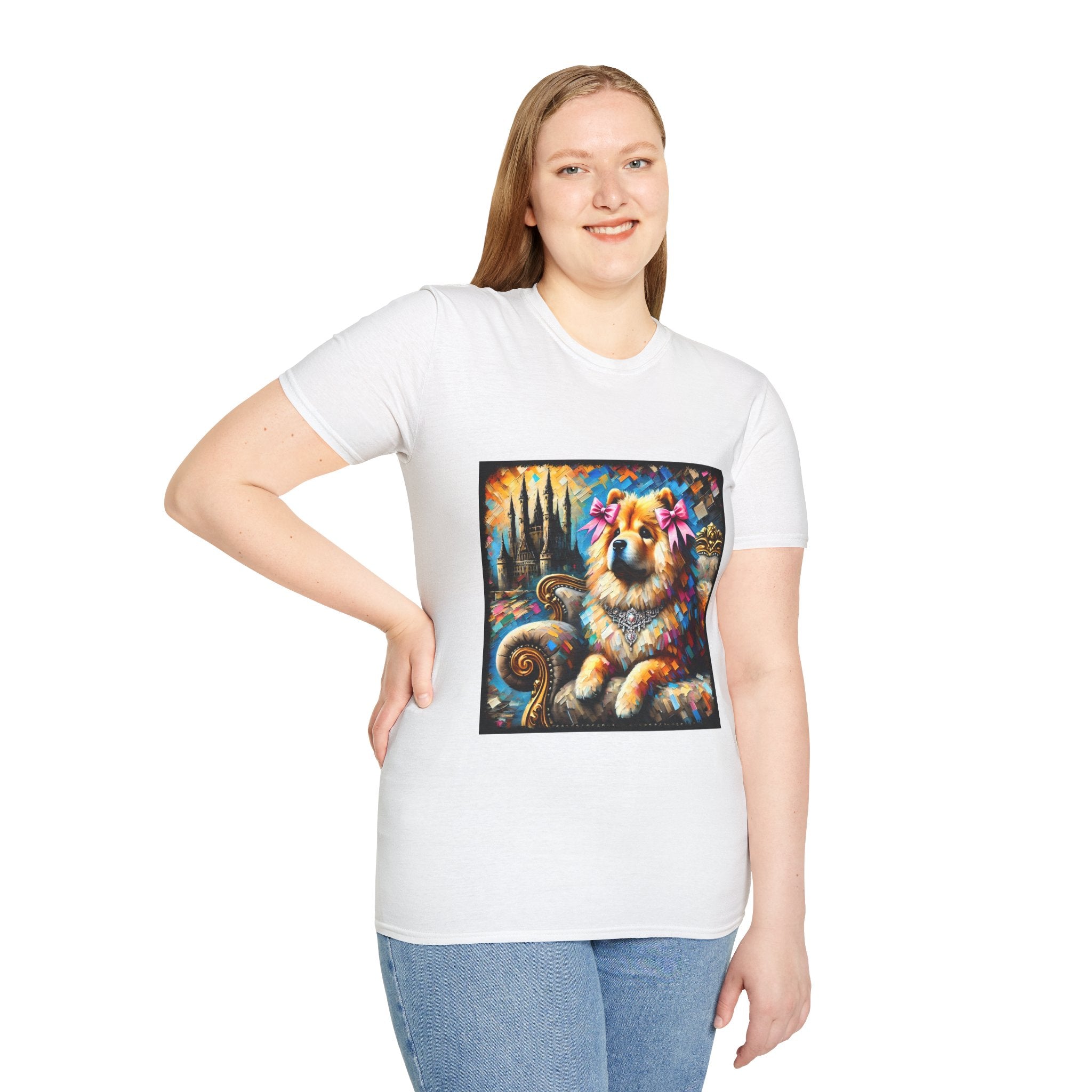 Chow Chow Diamond Princess Classic | Unisex Dog T-Shirt