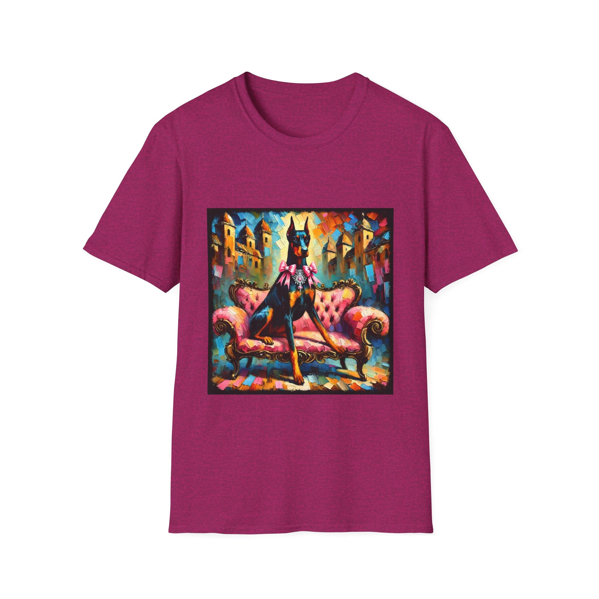 Doberman Pinscher Diamond Princess Classic | Unisex Dog T-Shirt