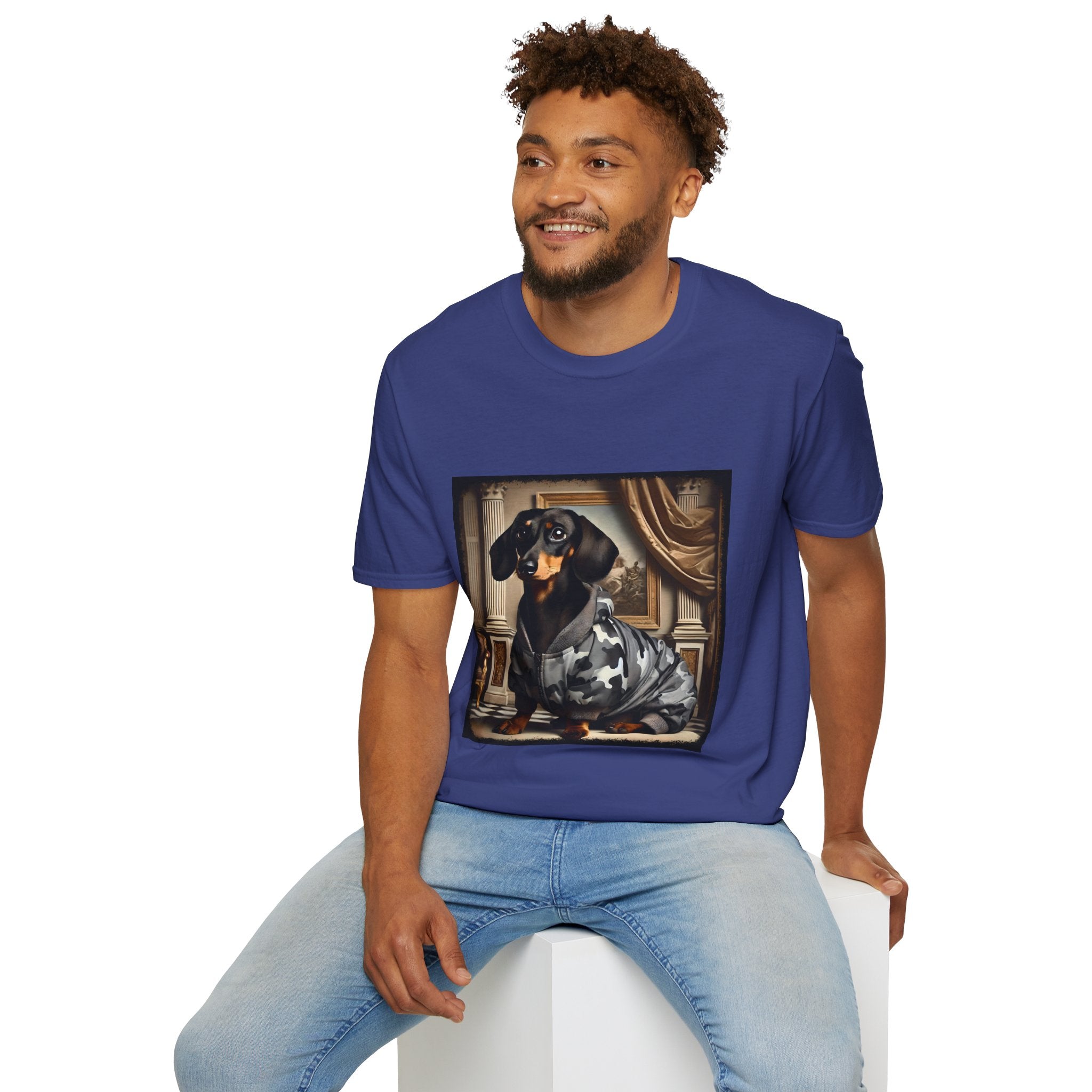 Dachshund Camo Cutie | Unisex Dog T-Shirt