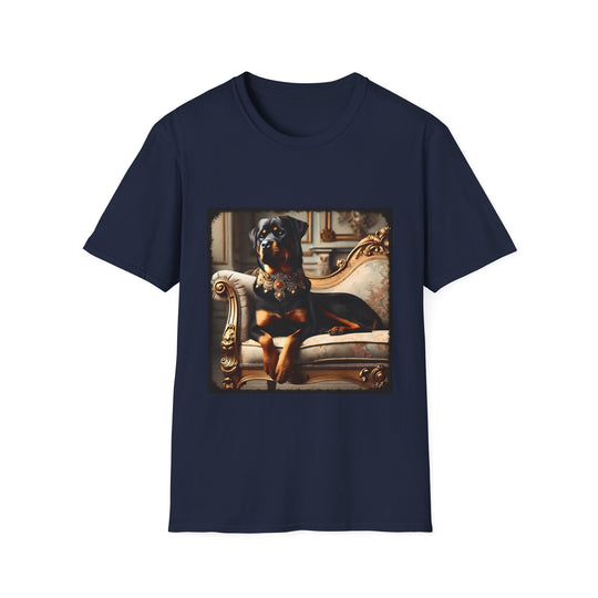 Rottweiler Classy Lady design dog lover unisex t-shirt in navy
