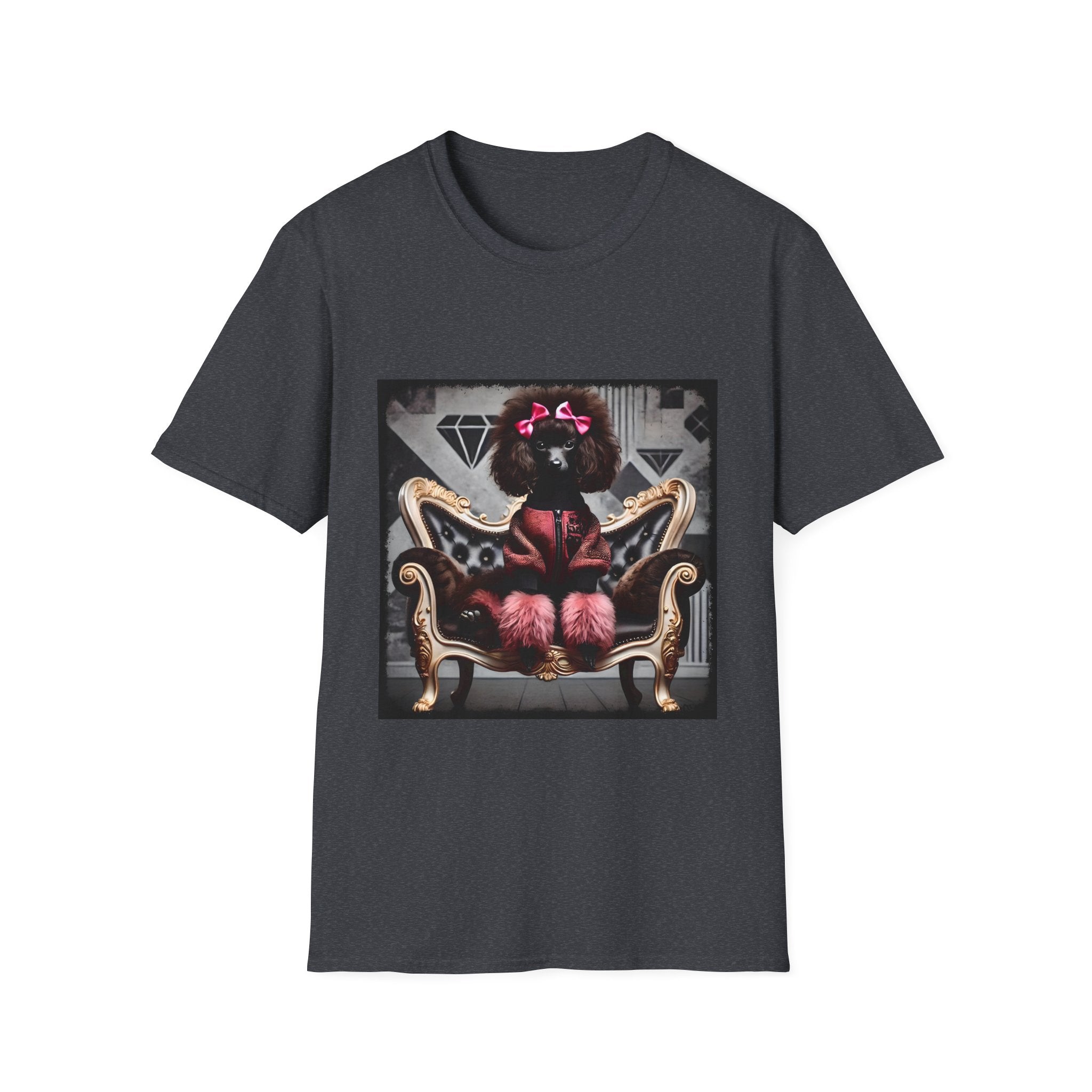 Poodle Pink Icon  | Unisex Dog T-Shirt