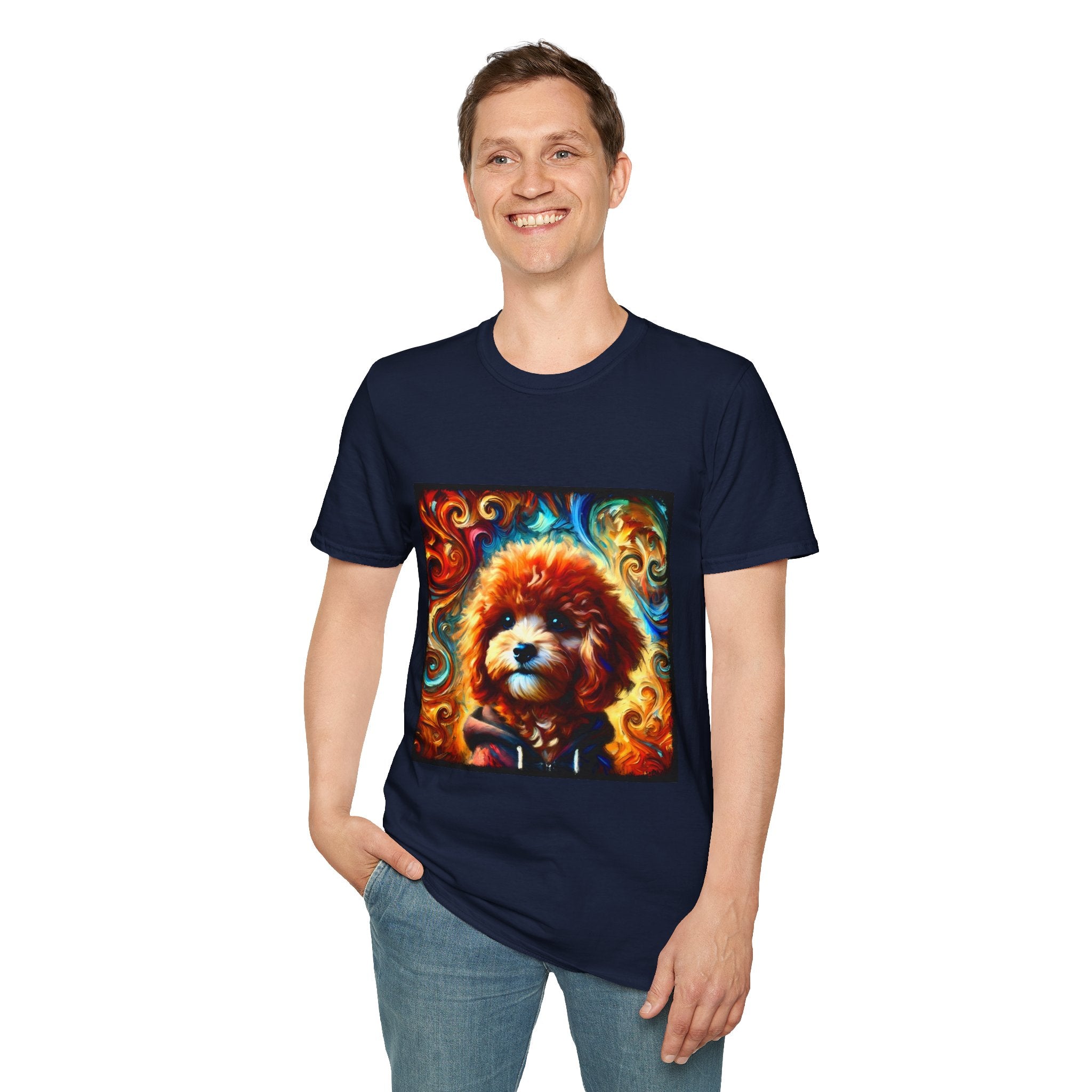 Poodle Multicolor Swirl | Unisex Dog T-Shirt