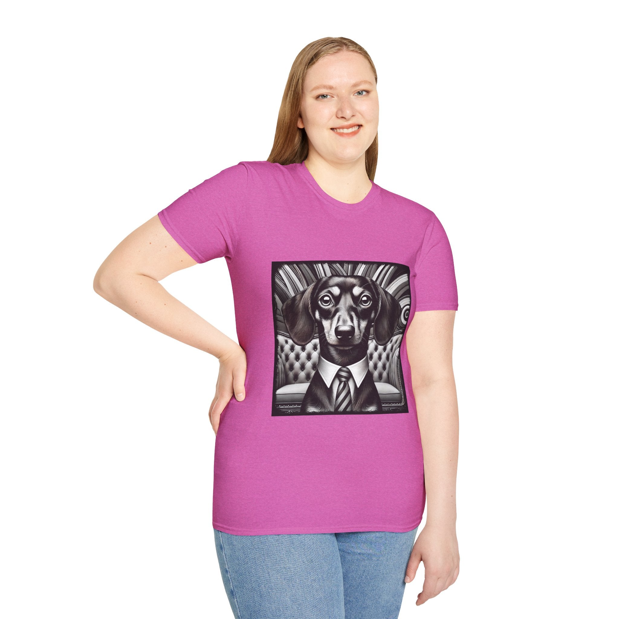 Dachshund B&W Gentleman | Unisex Dog T-Shirt