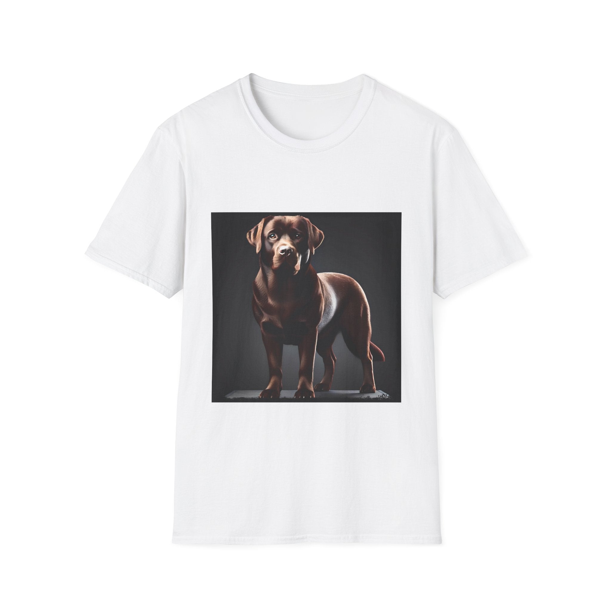 Labrador Retriever On Display design dog lover unisex t-shirt in white