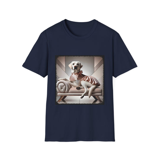 Labrador Retriever Designer Dolle design dog lover unisex t-shirt in navy