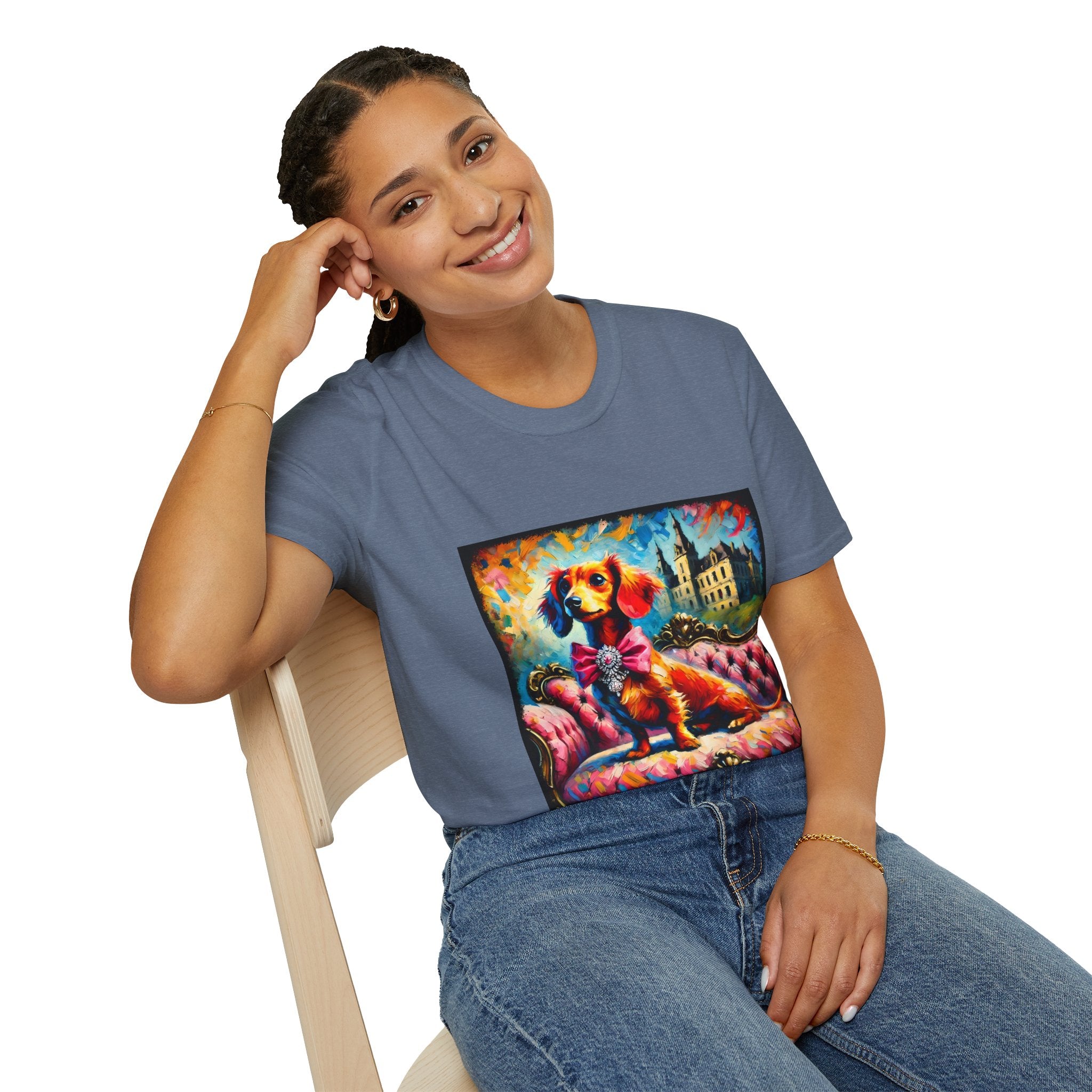 Dachshund Diamond Princess Classic | Unisex Dog T-Shirt