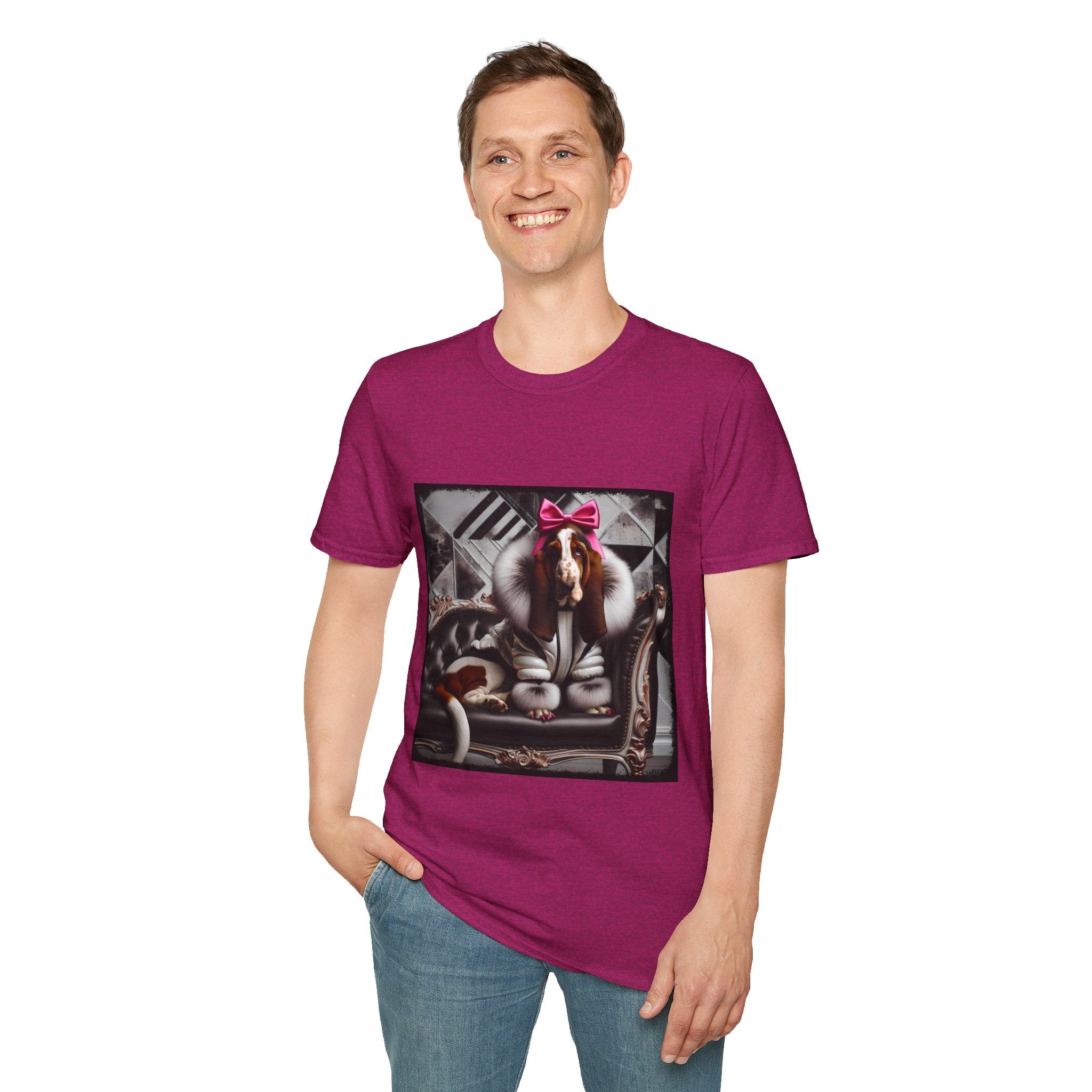 Basset Hound Fashionista | Unisex Dog T-Shirt