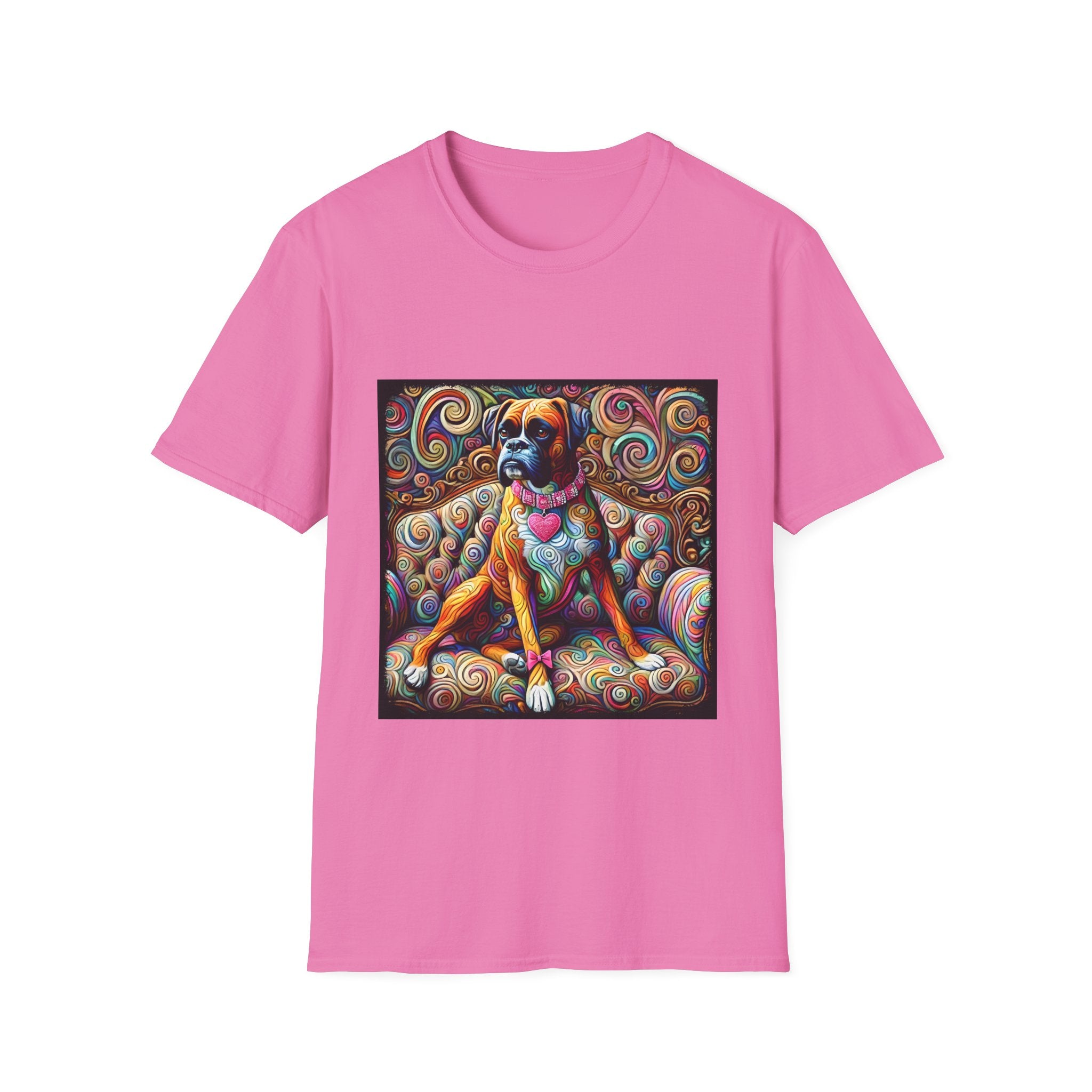 Boxer Love Swirl | Unisex Dog T-Shirt