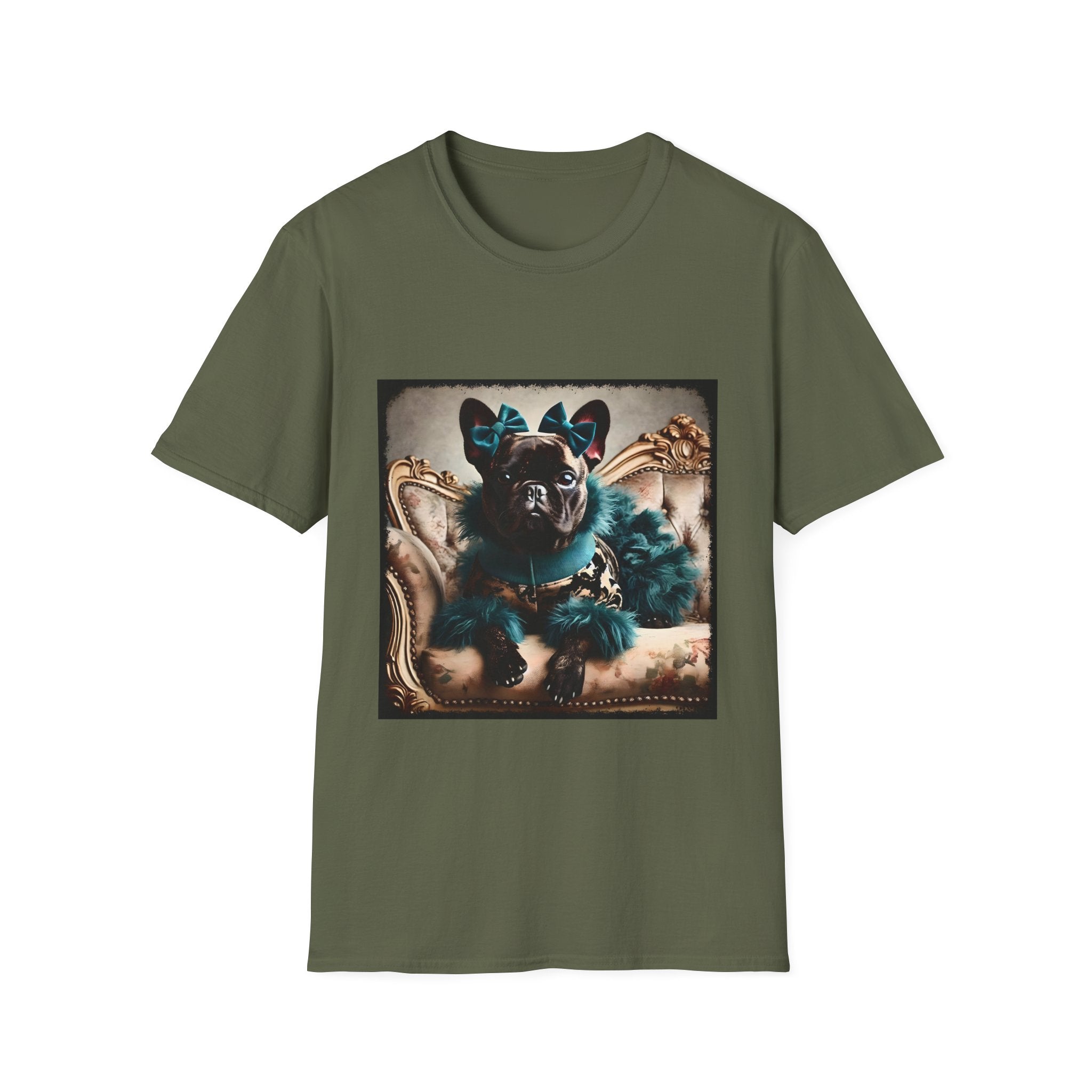 French Bulldog Shirt | Faux Fur Fashionista Dog Lover Tee