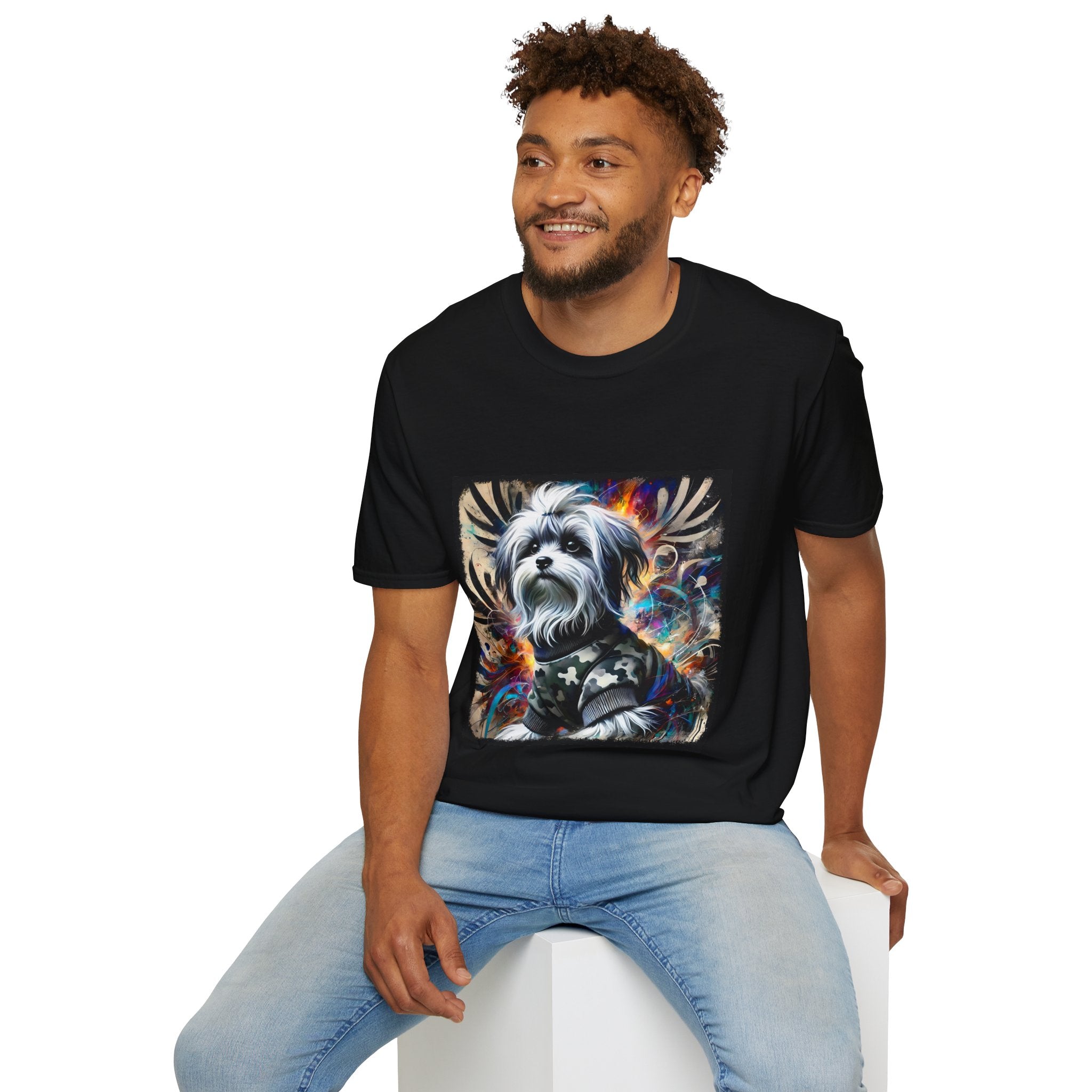 Maltese Bold Armor Classic | Unisex Dog T-Shirt