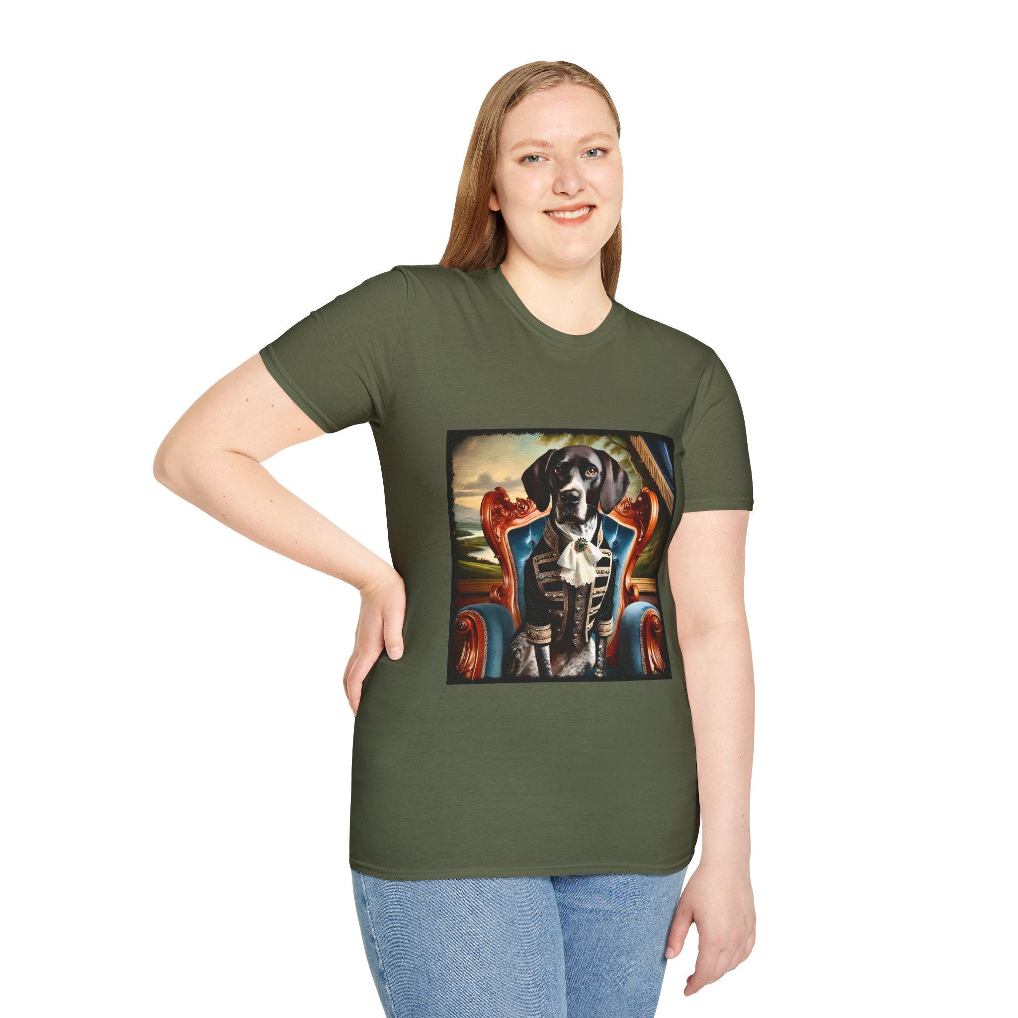 German Shorthaired Pointer Velvet Duke | Unisex Dog T-Shirt