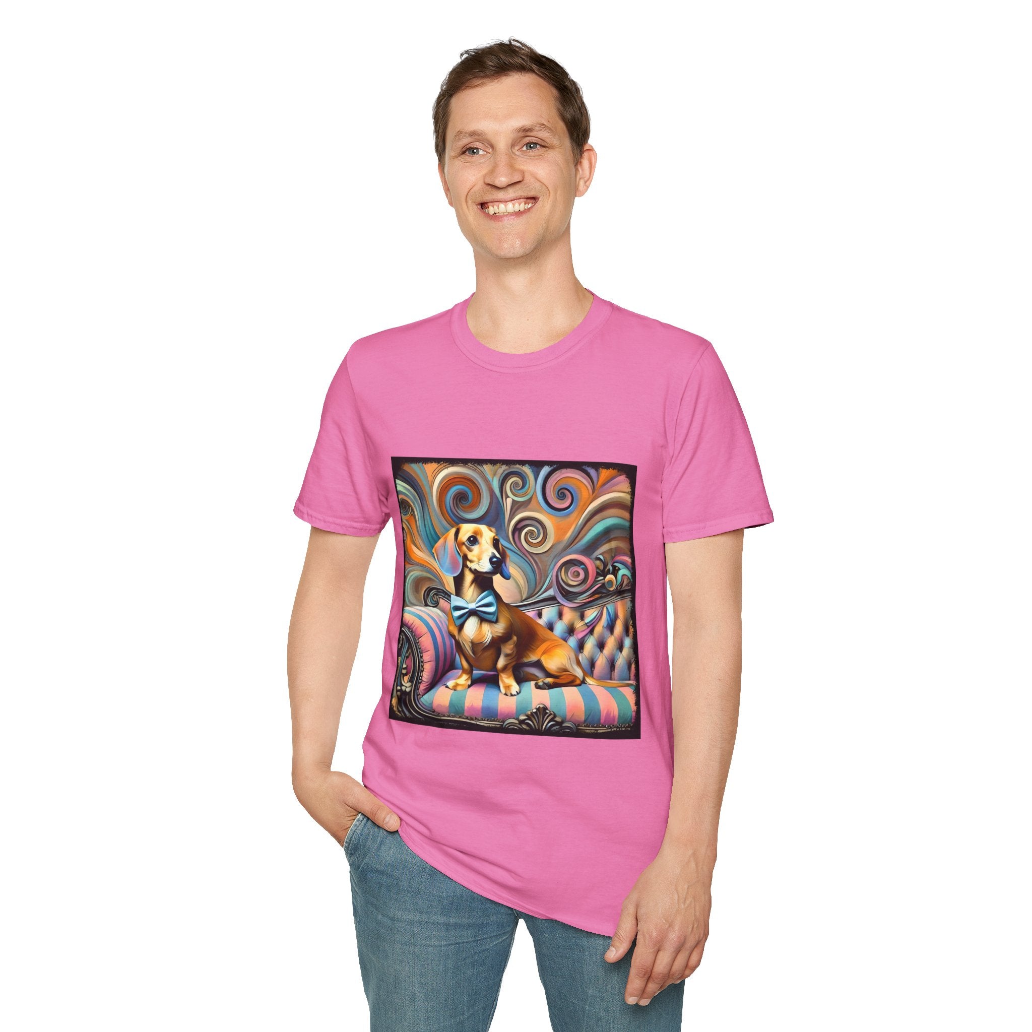 Dachshund Warm Swirl | Unisex Dog T-Shirt