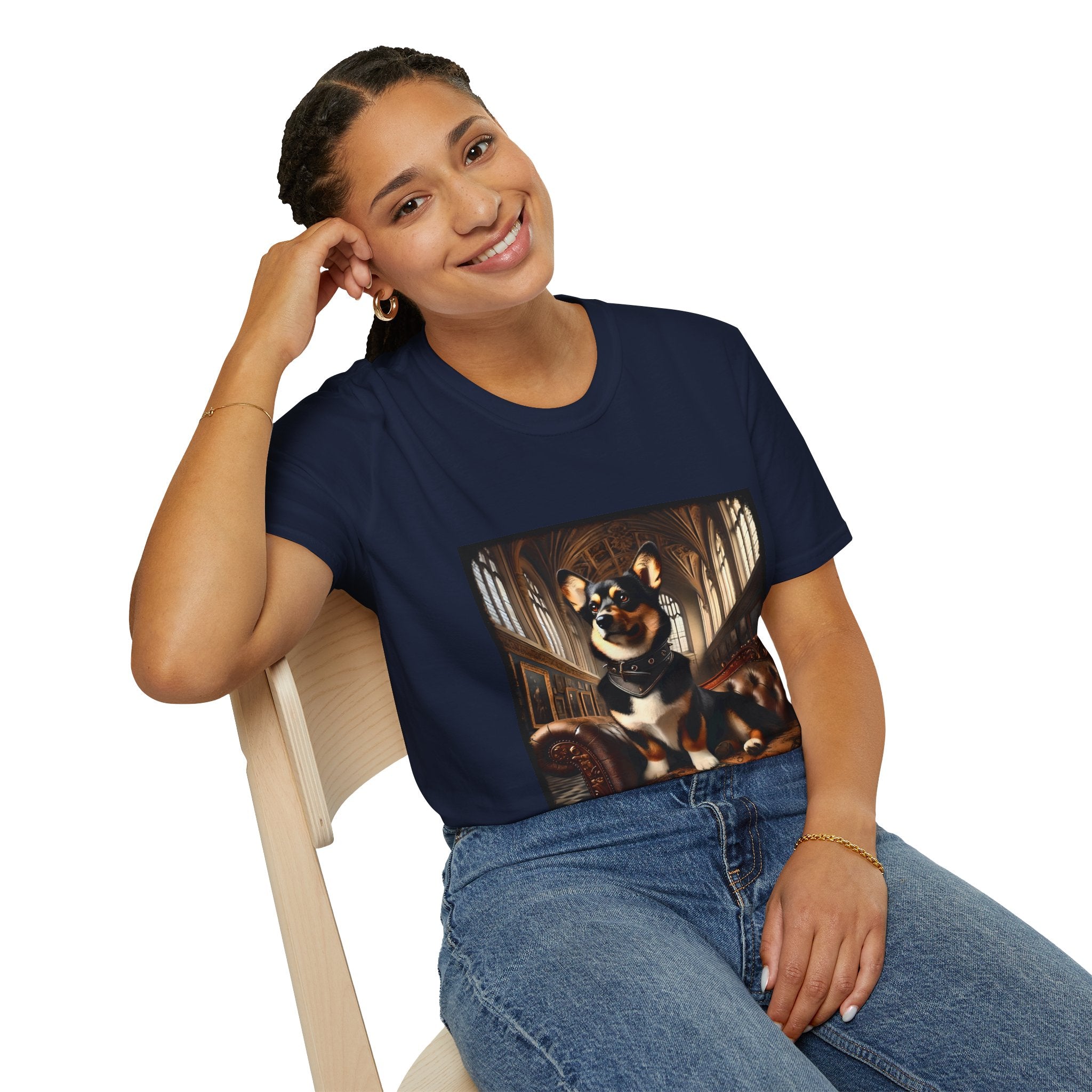 Pembroke Welsh Corgi Poised Prince | Unisex Dog T-Shirt