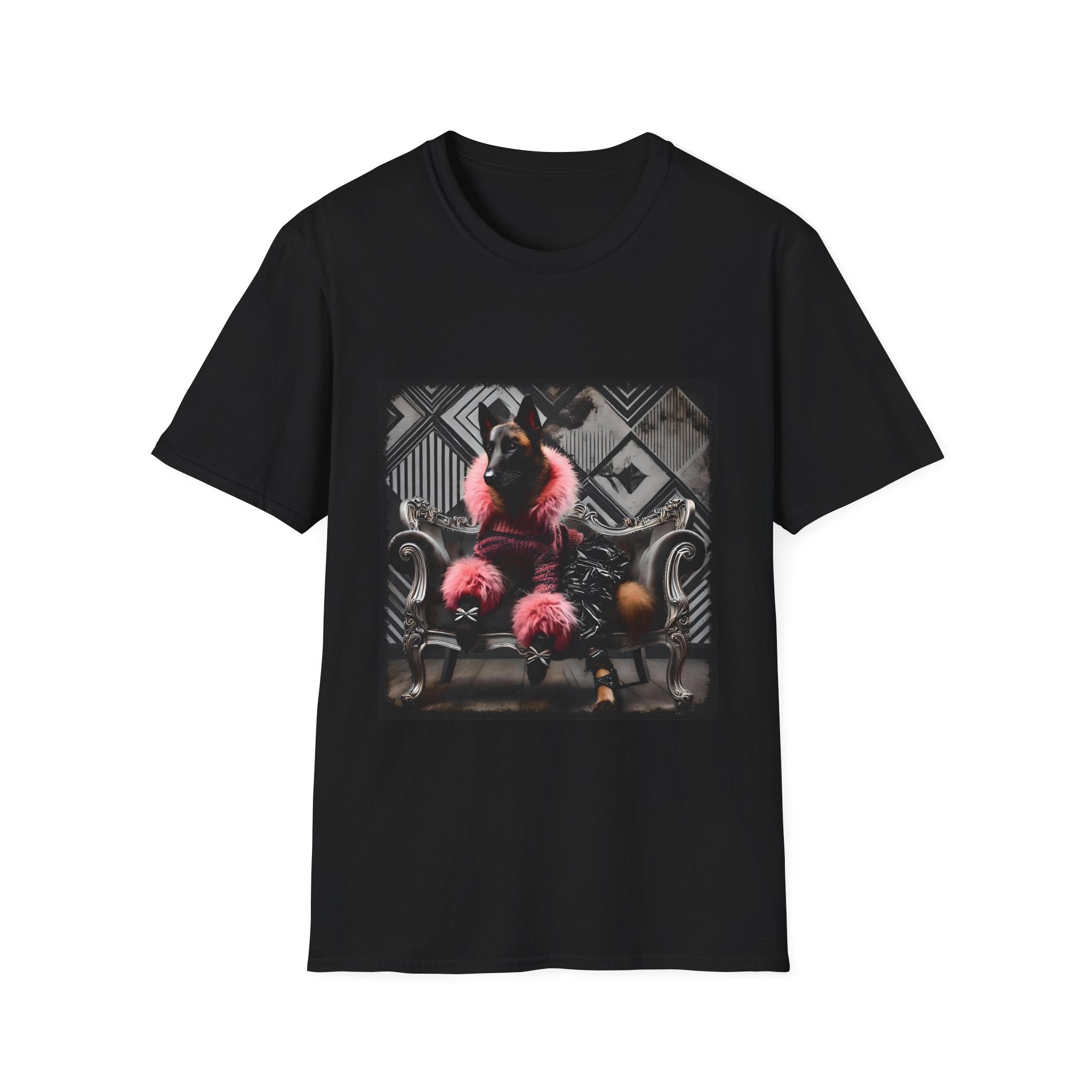 Belgian Malinois Chic Rocker | Unisex Dog T-Shirt