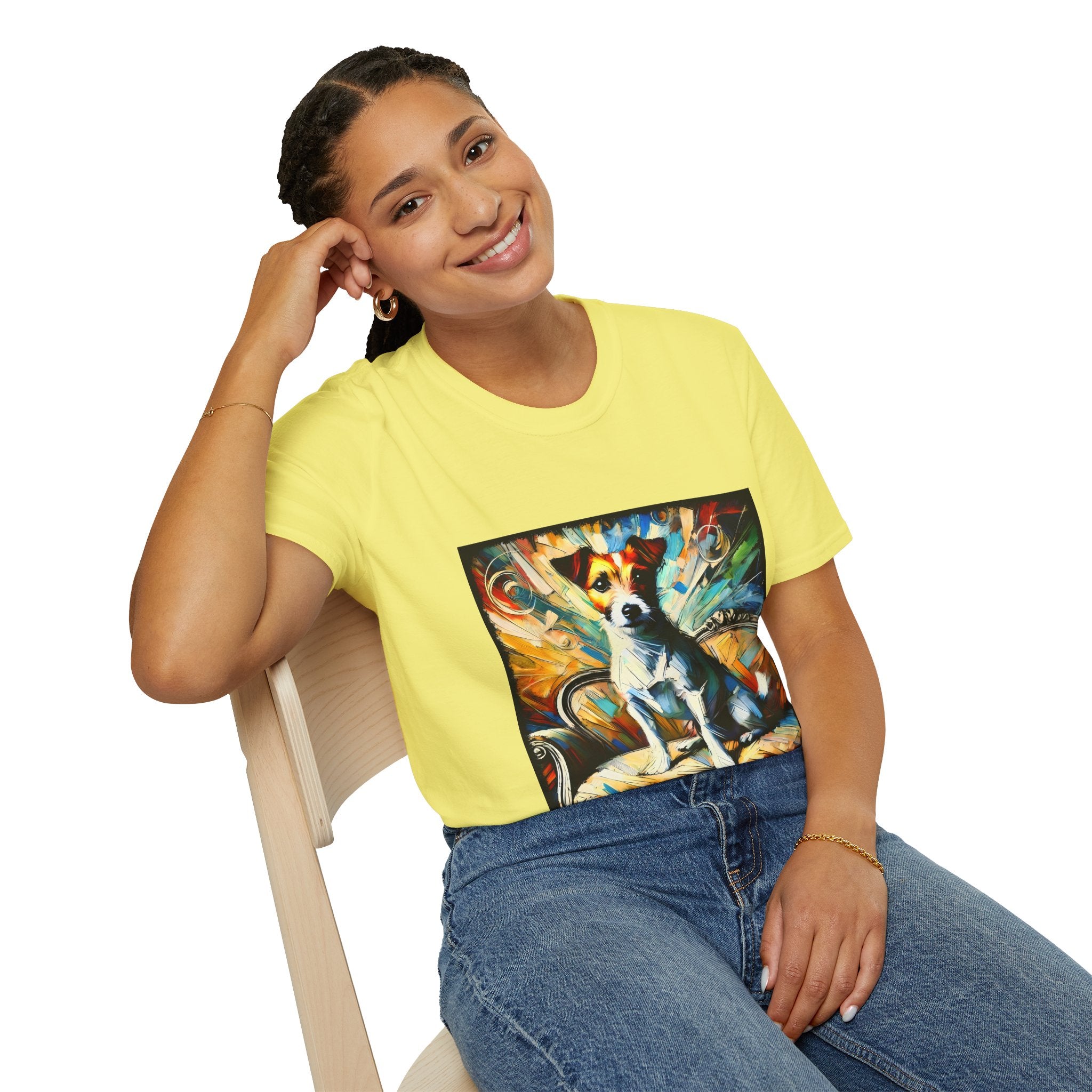 Jack Russell Terrier Multicolored Classic | Unisex Dog T-Shirt