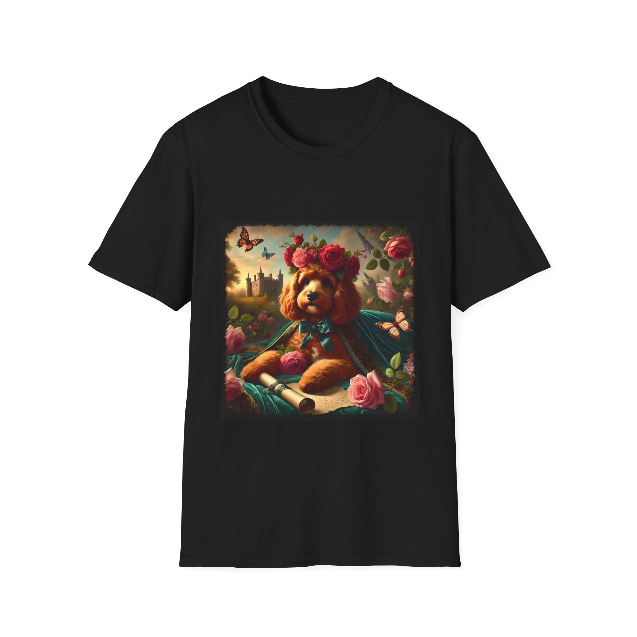Cavapoo Botanical Beauty | Unisex Dog T-Shirt