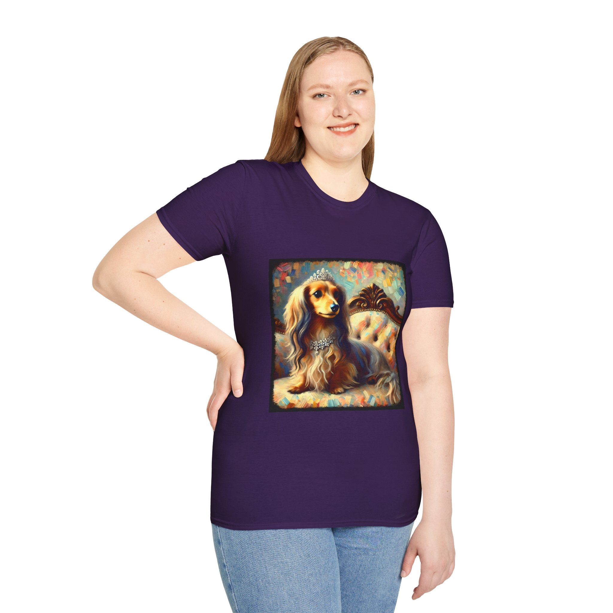 Dachshund Diamond Pastel Classic | Unisex Dog T-Shirt