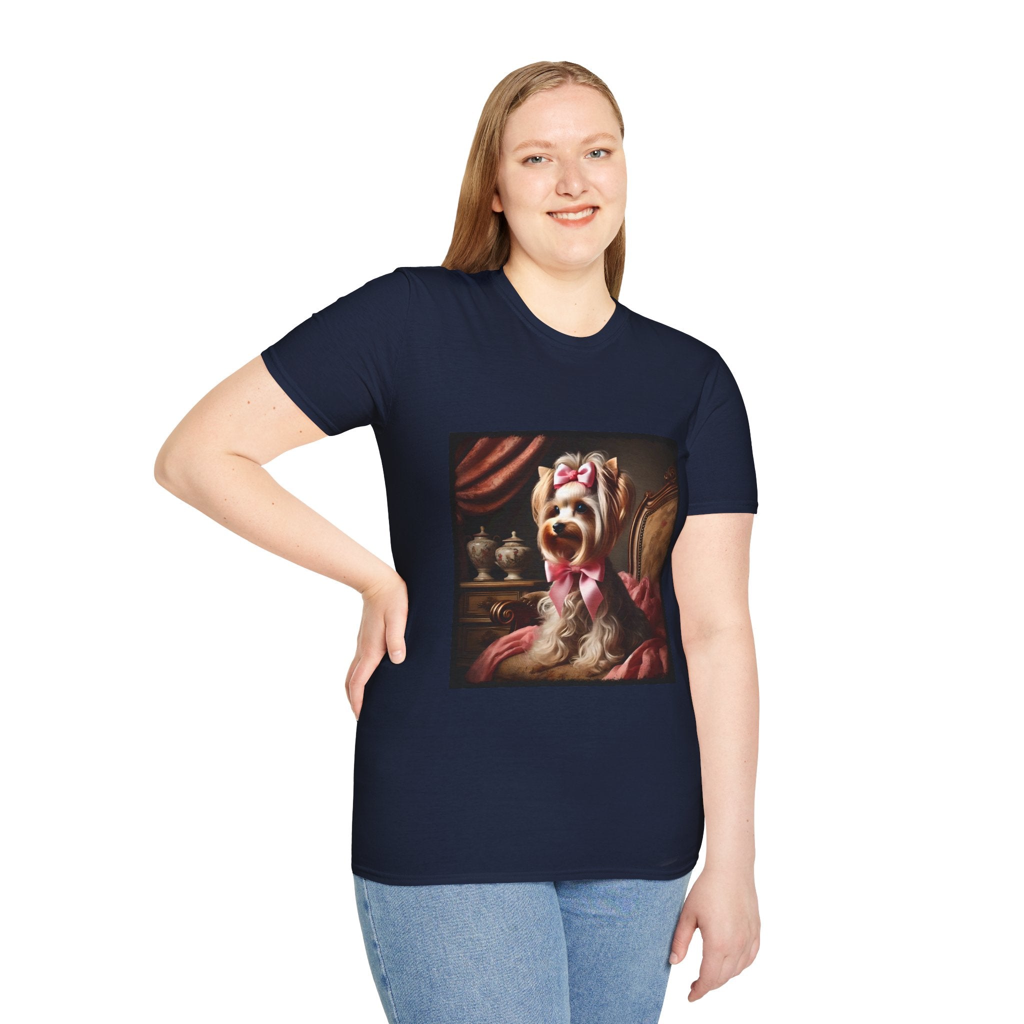 Yorkshire Terrier Pink Bow Princess | Unisex Dog T-Shirt