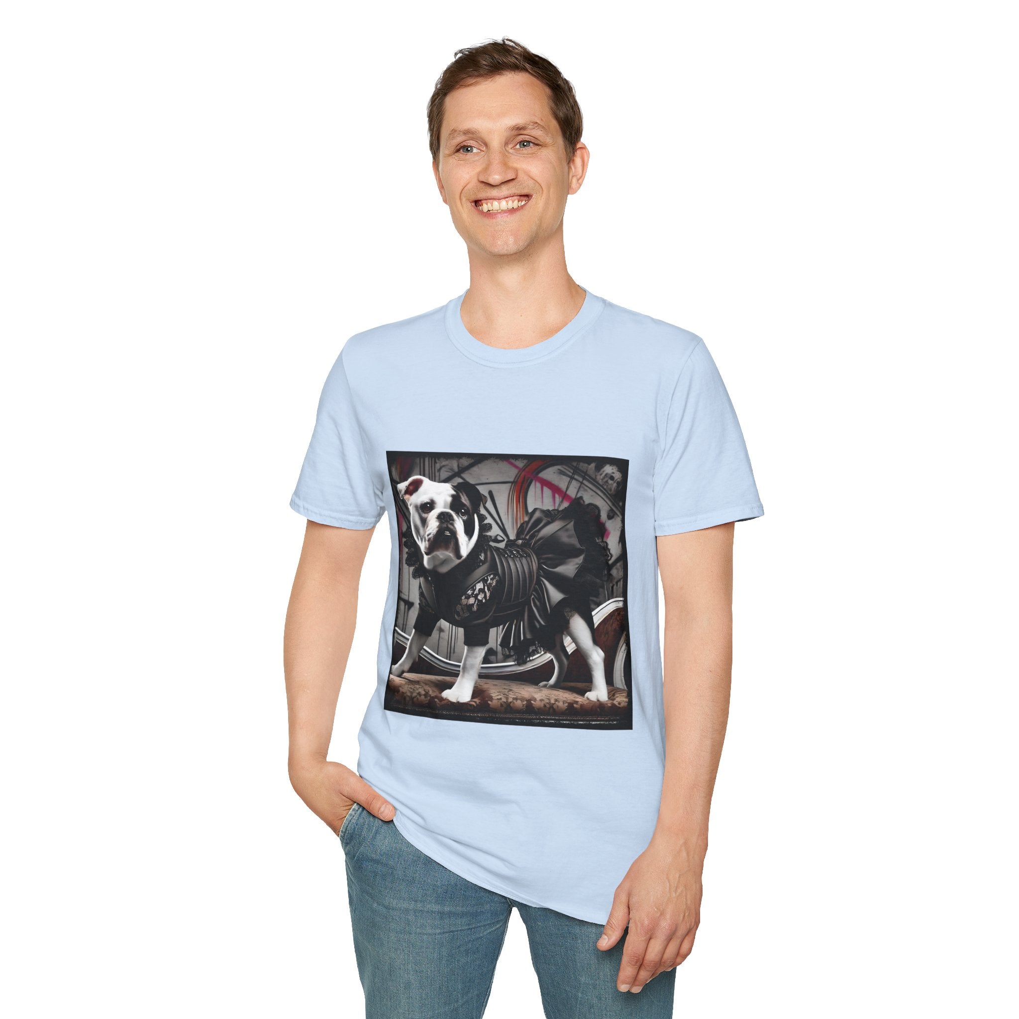 Bulldog Chic Charm | Unisex Dog T-Shirt