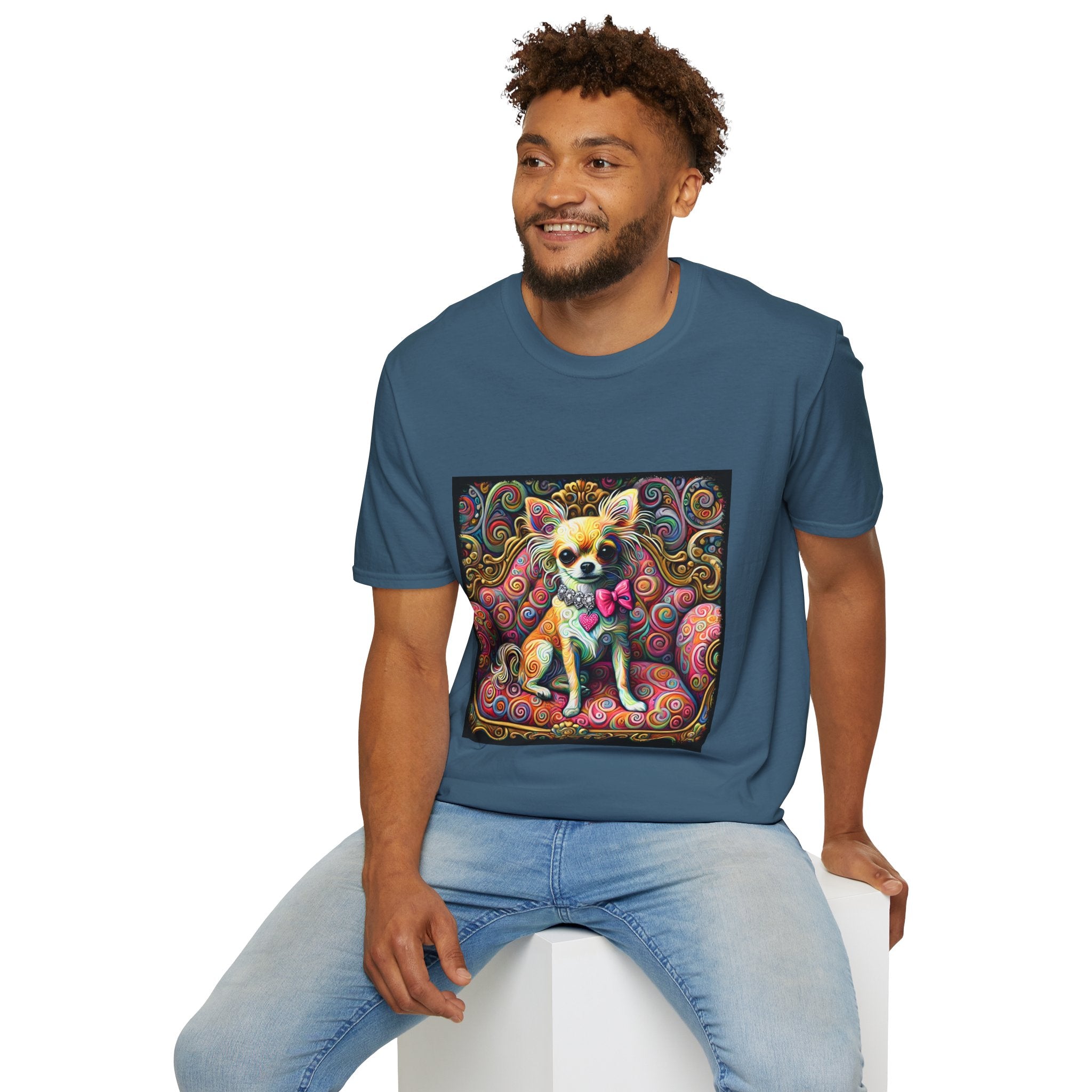 Chihuahua Love Swirl | Unisex Dog T-Shirt
