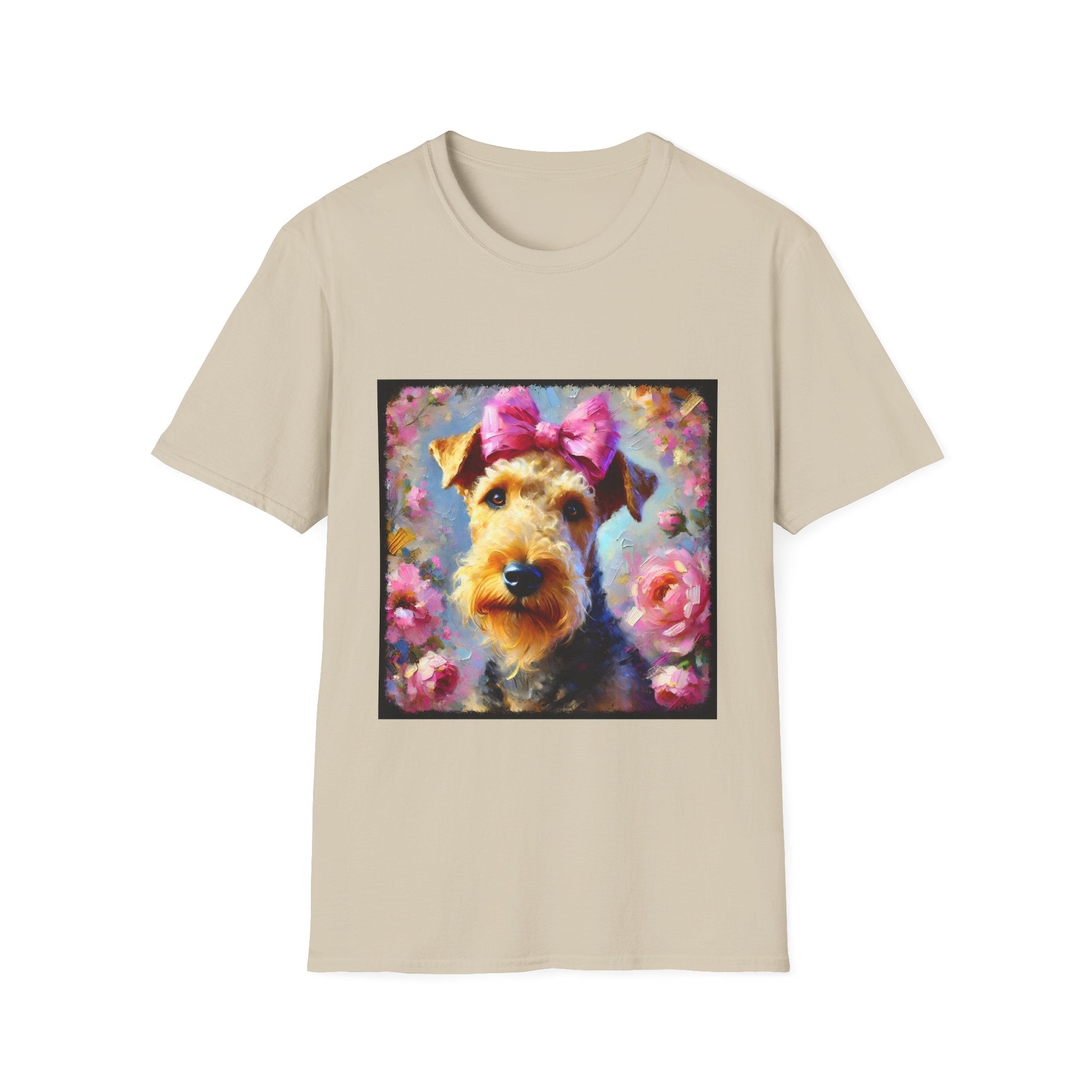 Airedale Terrier Shirt | Pastel Rose Classic Dog Lover Tee