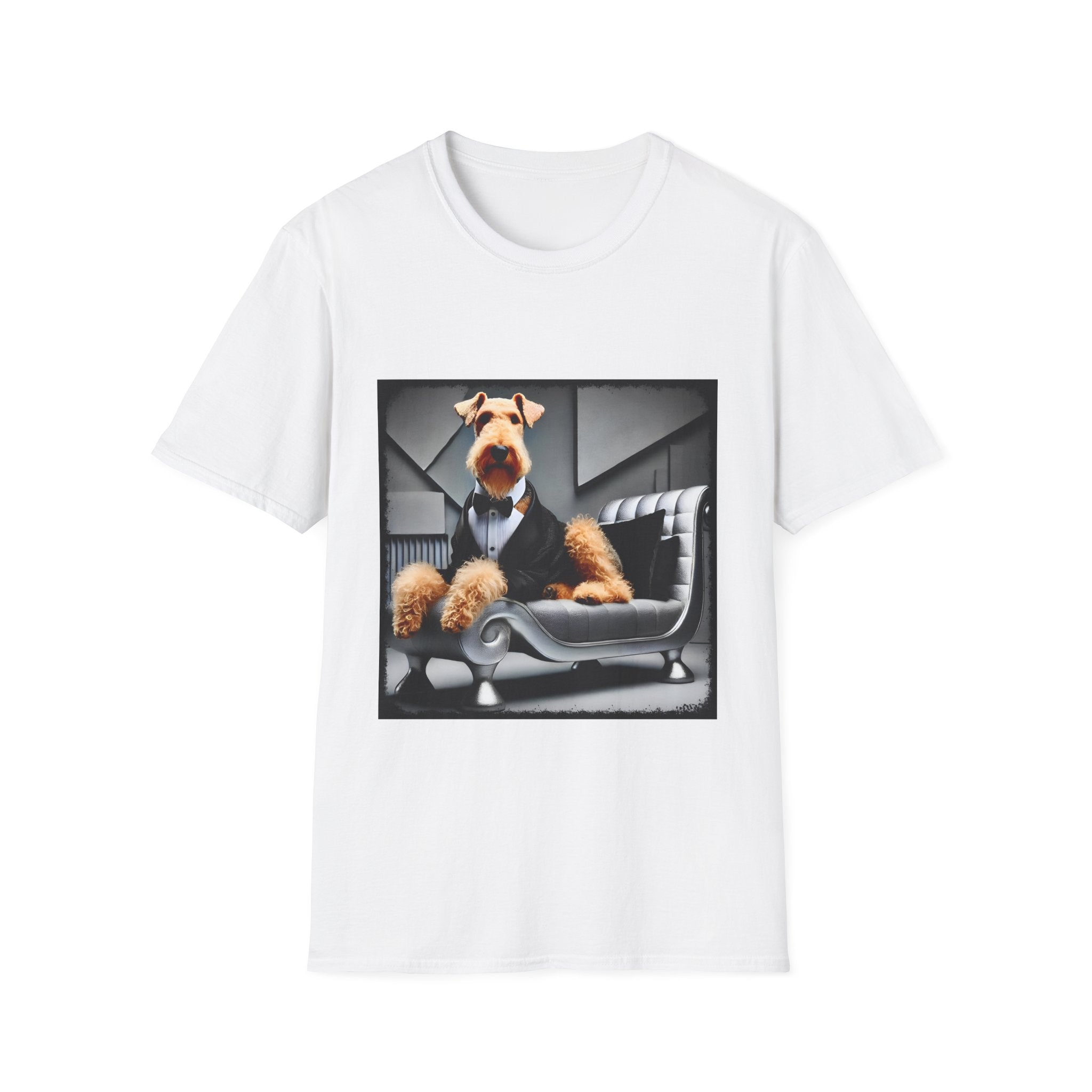 Airedale Terrier Shirt | Tux Luxe Dog Lover Tee