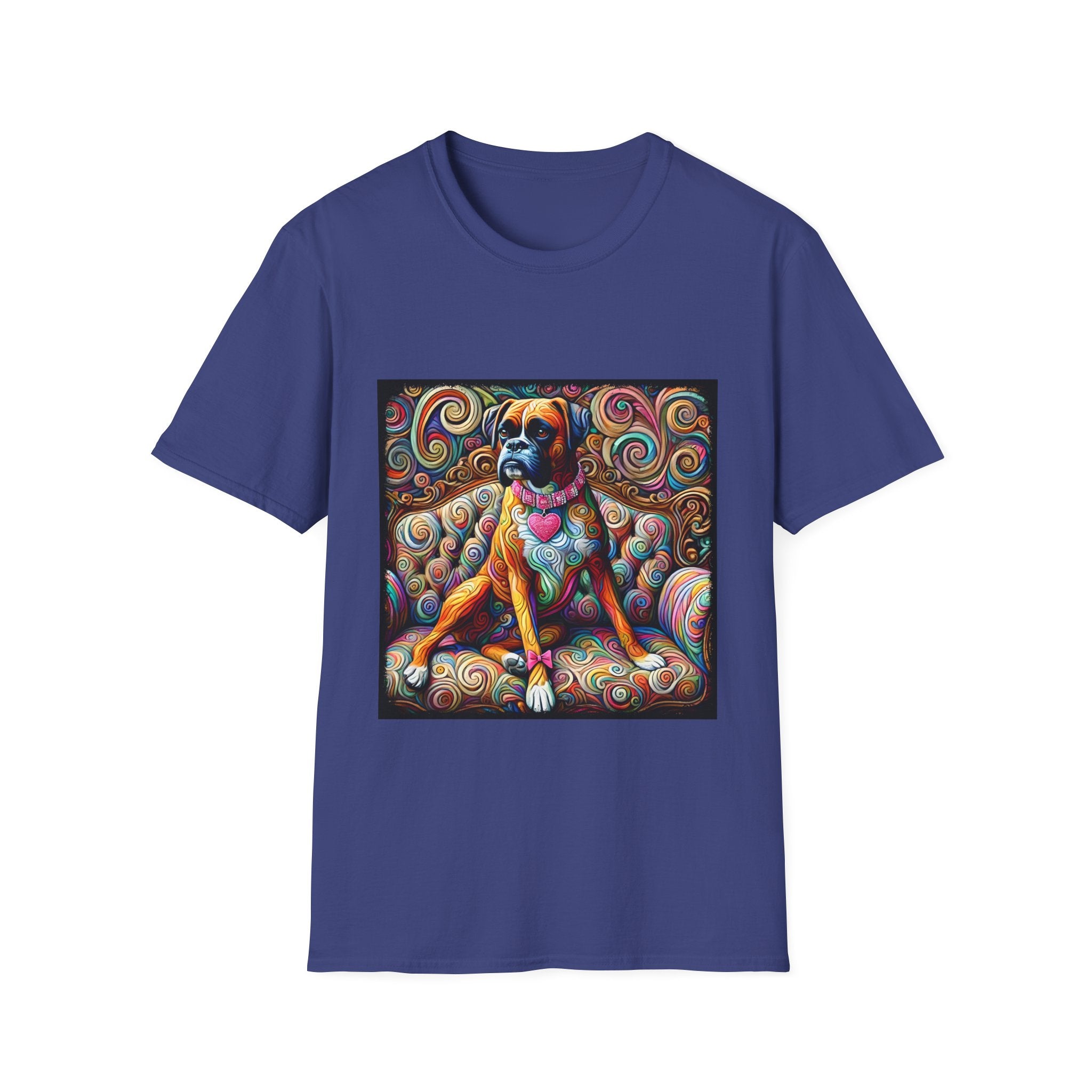 Boxer Love Swirl | Unisex Dog T-Shirt
