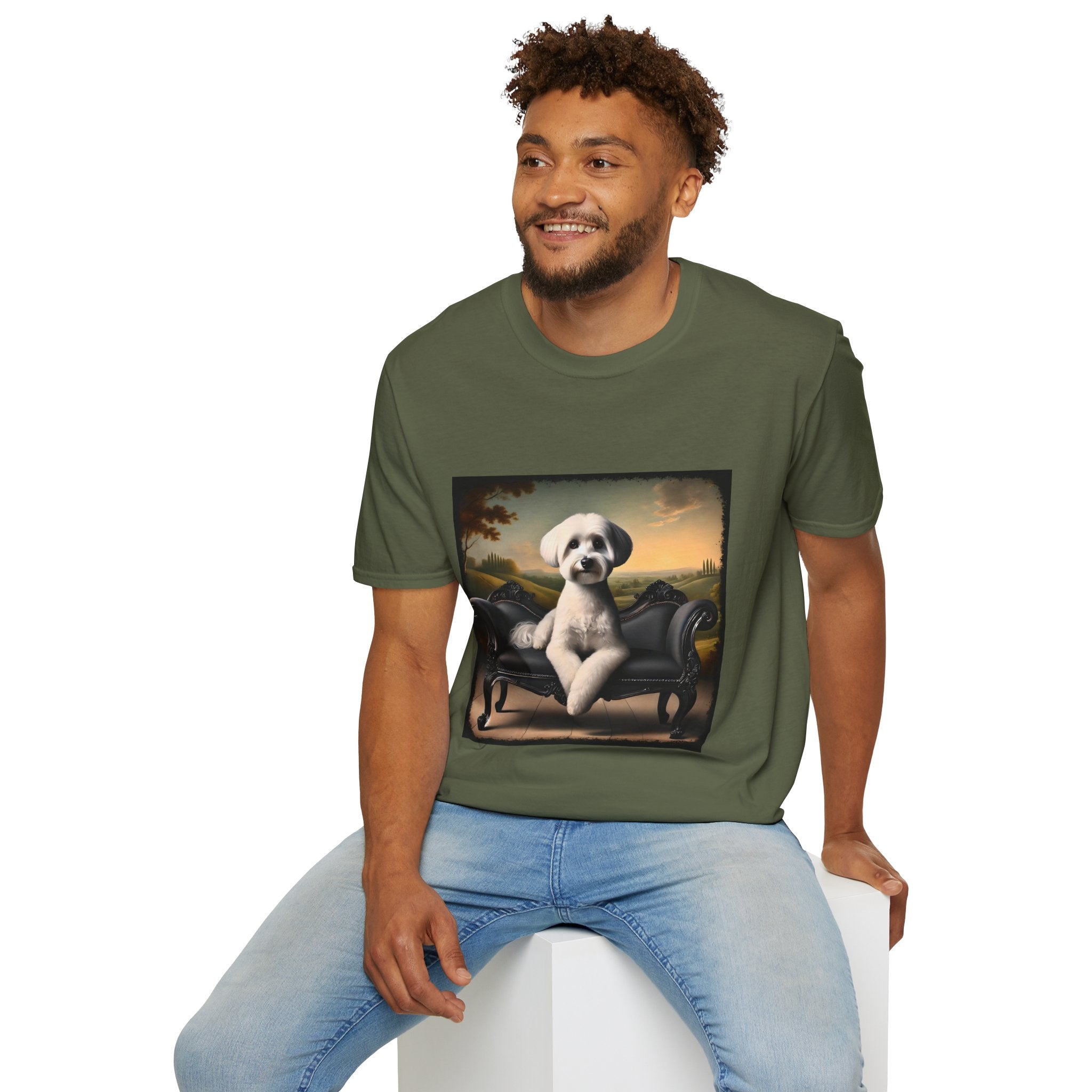 Havanese Posh Portrait |  Unisex Dog T-Shirt