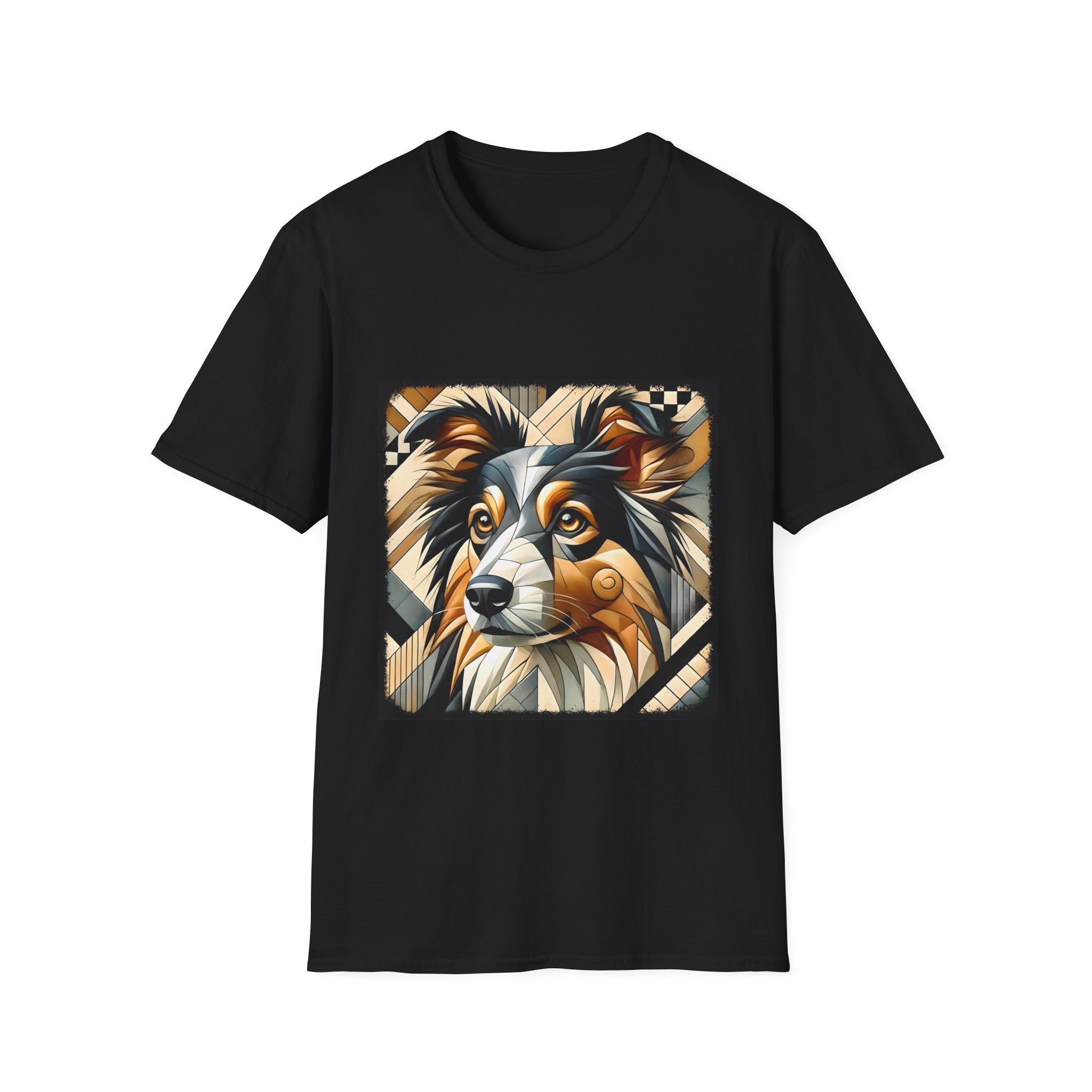 Miniature American Shepherd Geometric | Unisex Dog T-Shirt