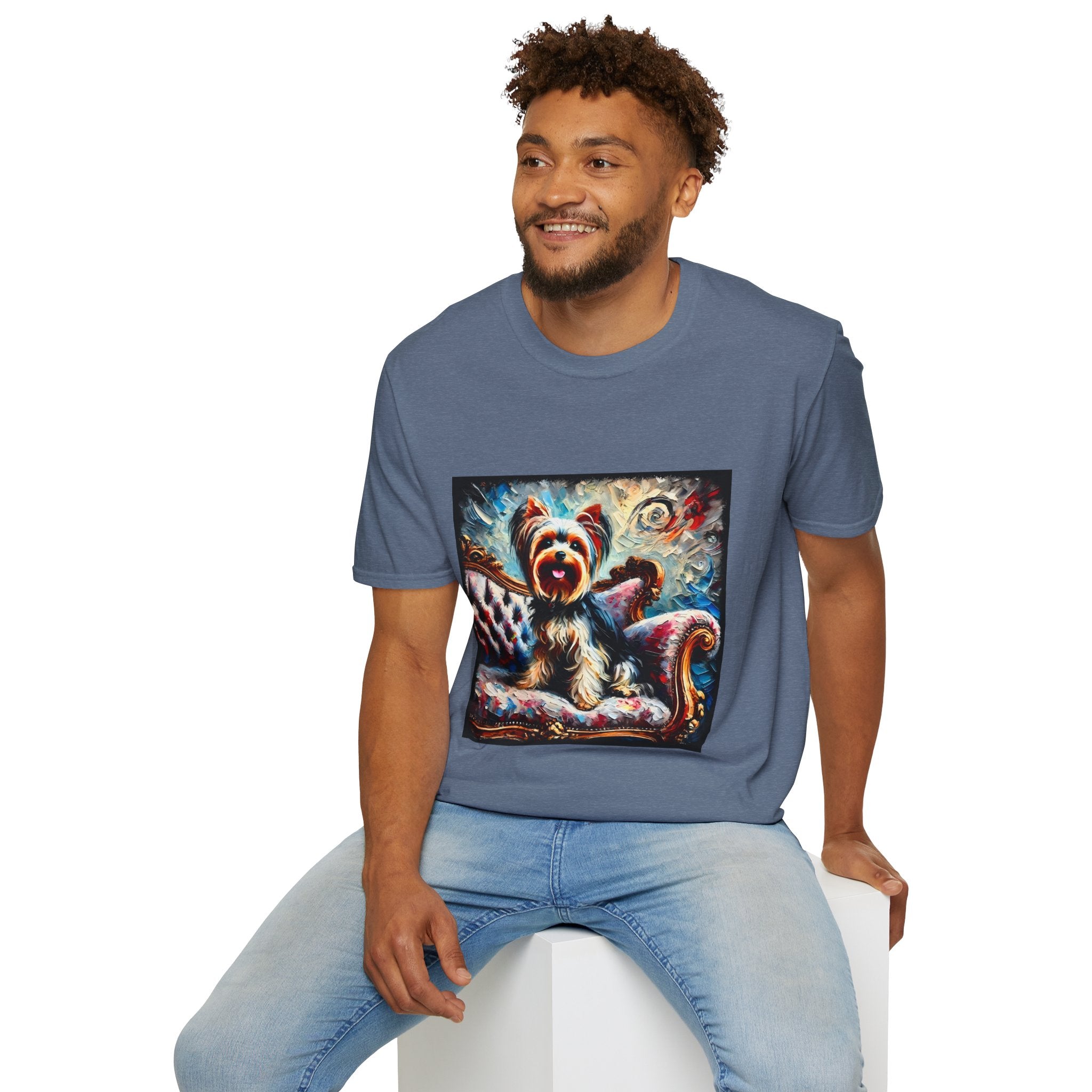 Yorkshire Terrier Happy Classic | Unisex Dog T-Shirt