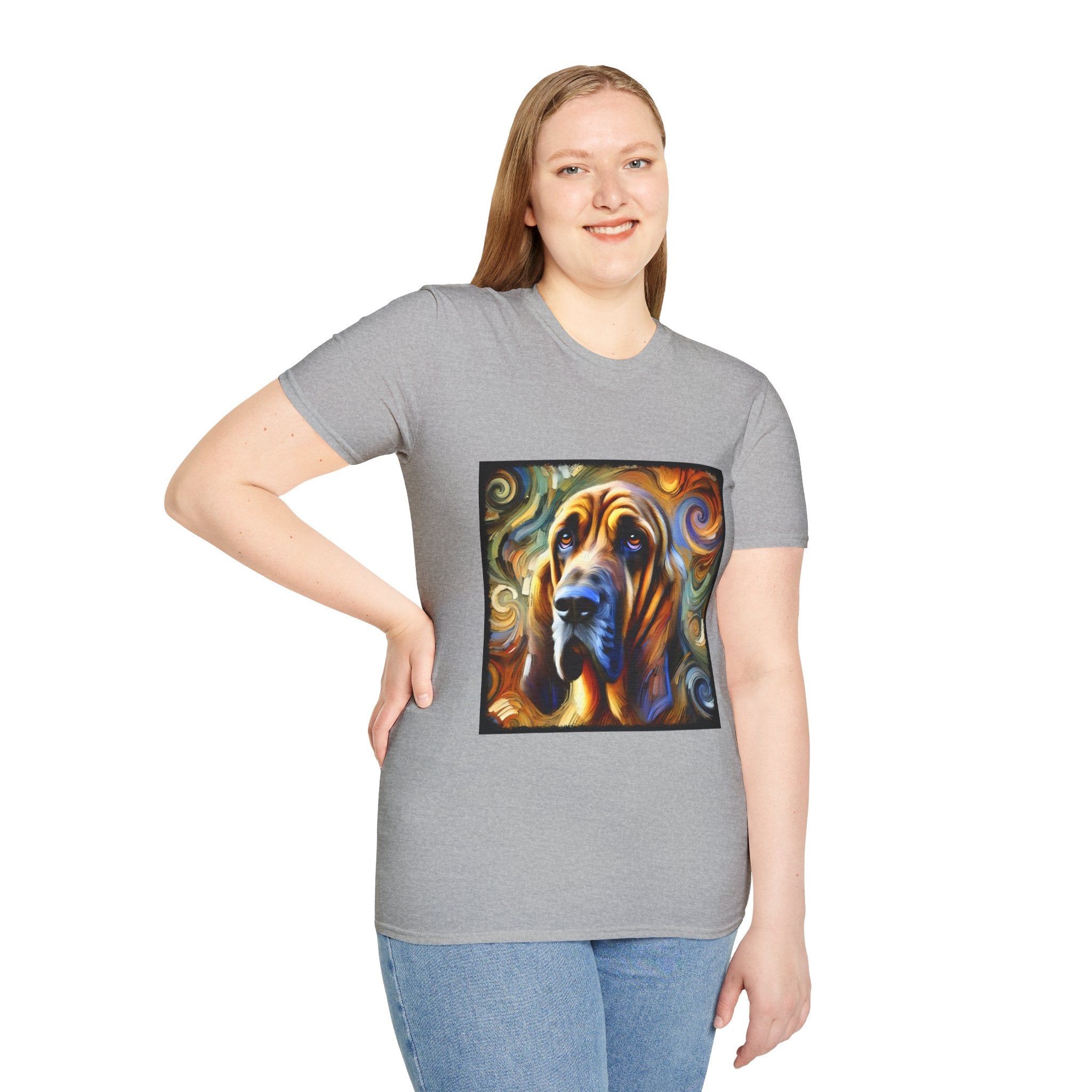 Bloodhound Warm Swirl | Unisex Dog T-Shirt