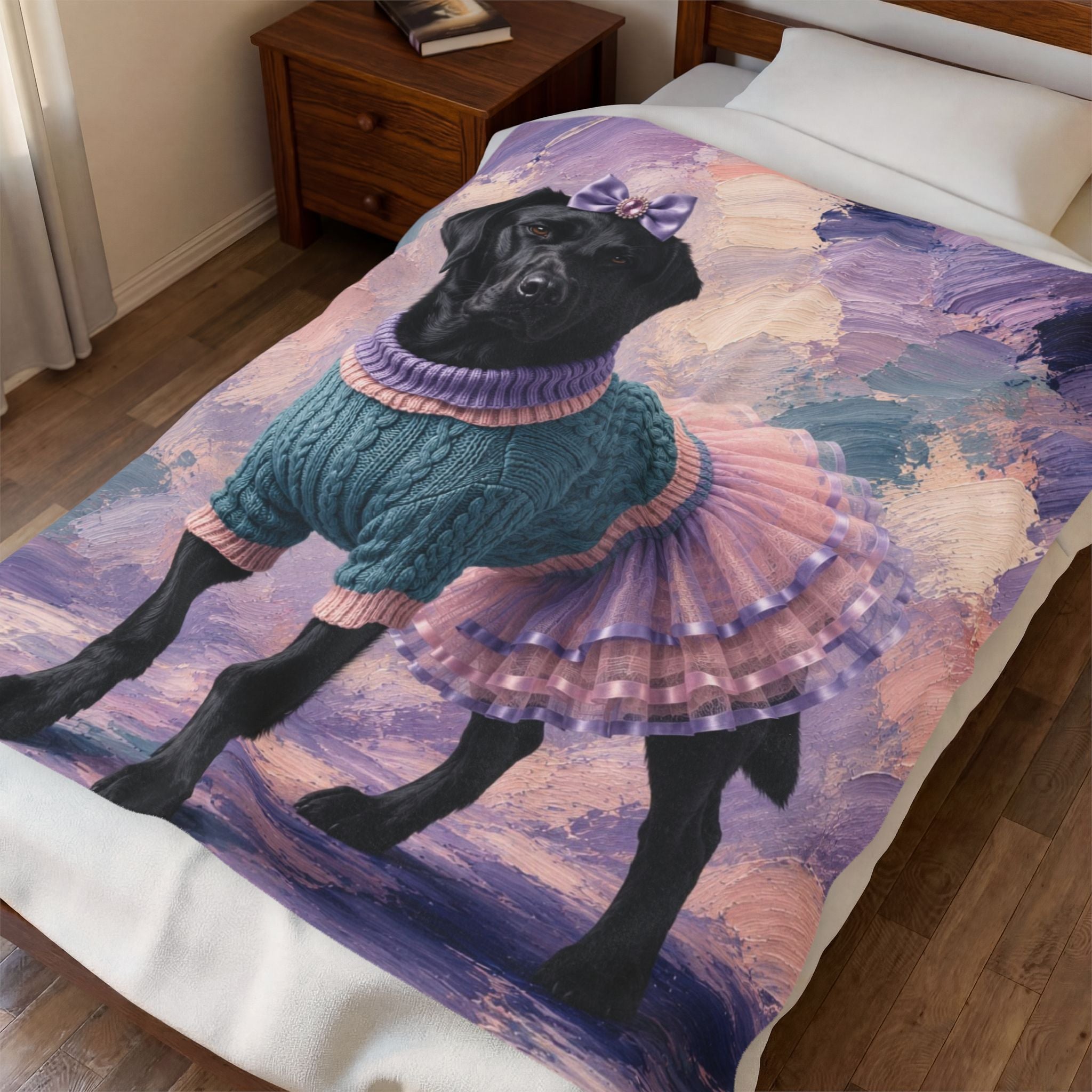 Labrador Retriever Blanket | Sugarplum Muse Dog Lover Gift