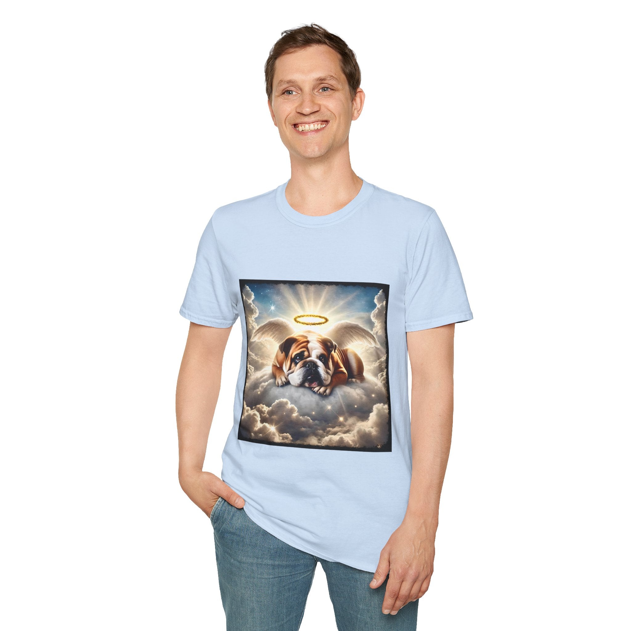 Bulldog Angel Baby | Unisex Dog T-Shirt