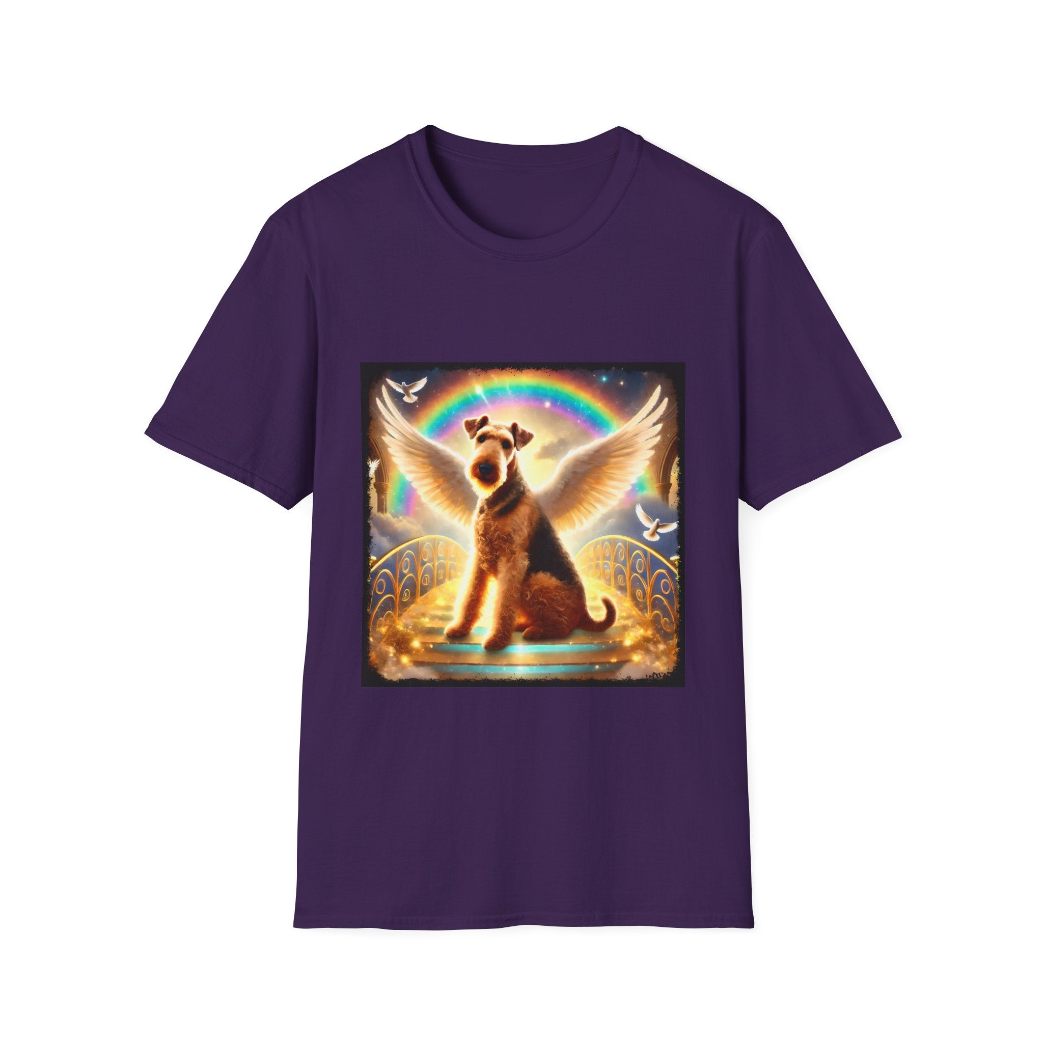 Airedale Terrier Shirt | Rainbow Bridge Dog Lover Tee