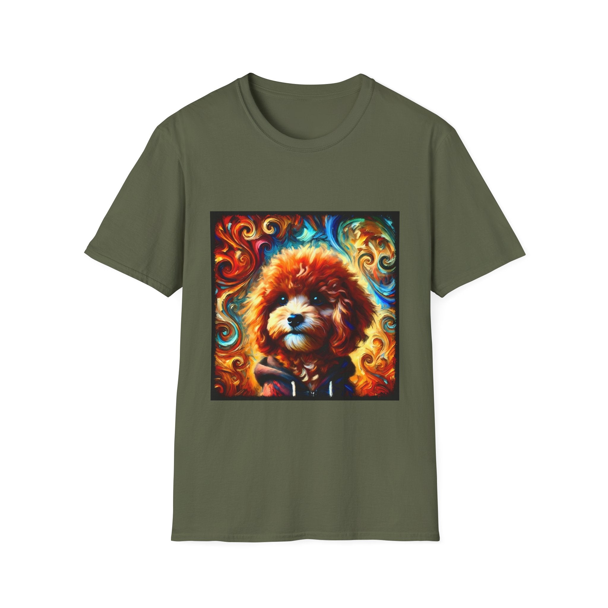 Poodle Multicolor Swirl | Unisex Dog T-Shirt