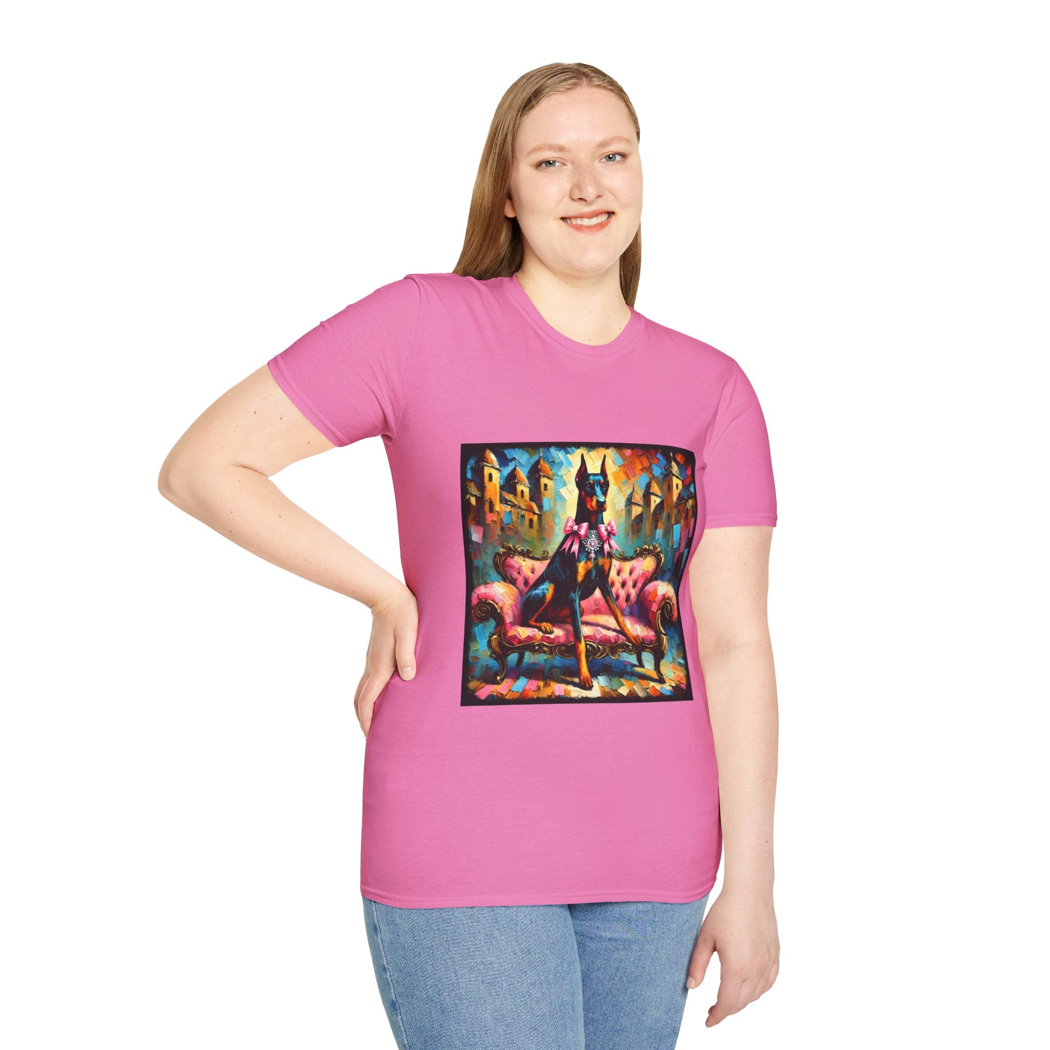 Doberman Pinscher Diamond Princess Classic | Unisex Dog T-Shirt
