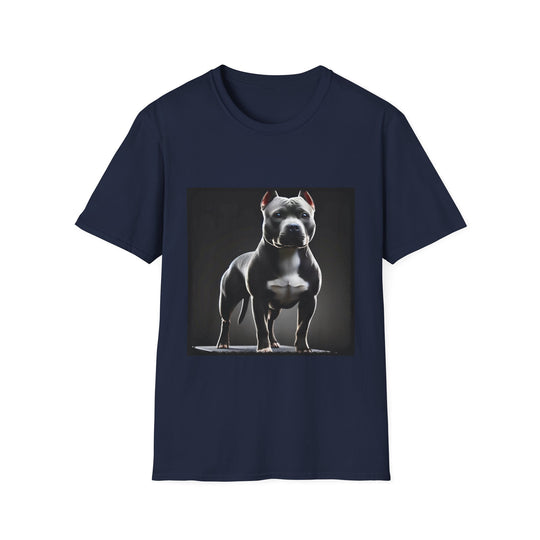 American Pit Bull Terrier Best in Show design dog lover unisex t-shirt in navy
