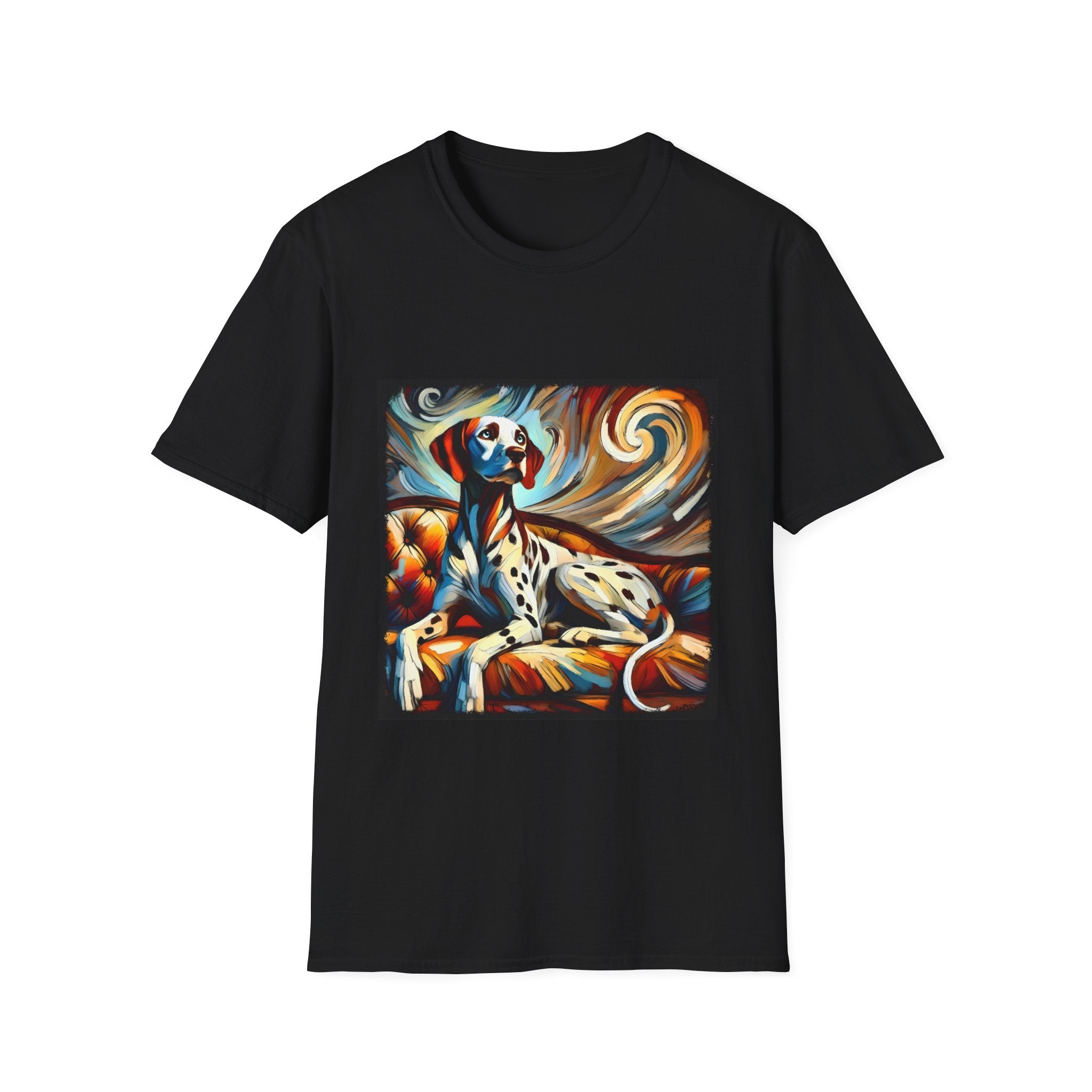 Dalmatian Warm Swirl | Unisex Dog T-Shirt