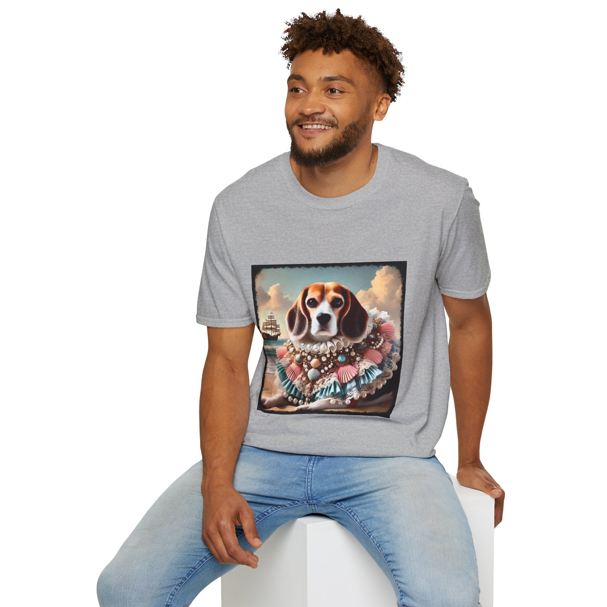 Beagle Beach Beauty | Unisex Dog T-Shirt